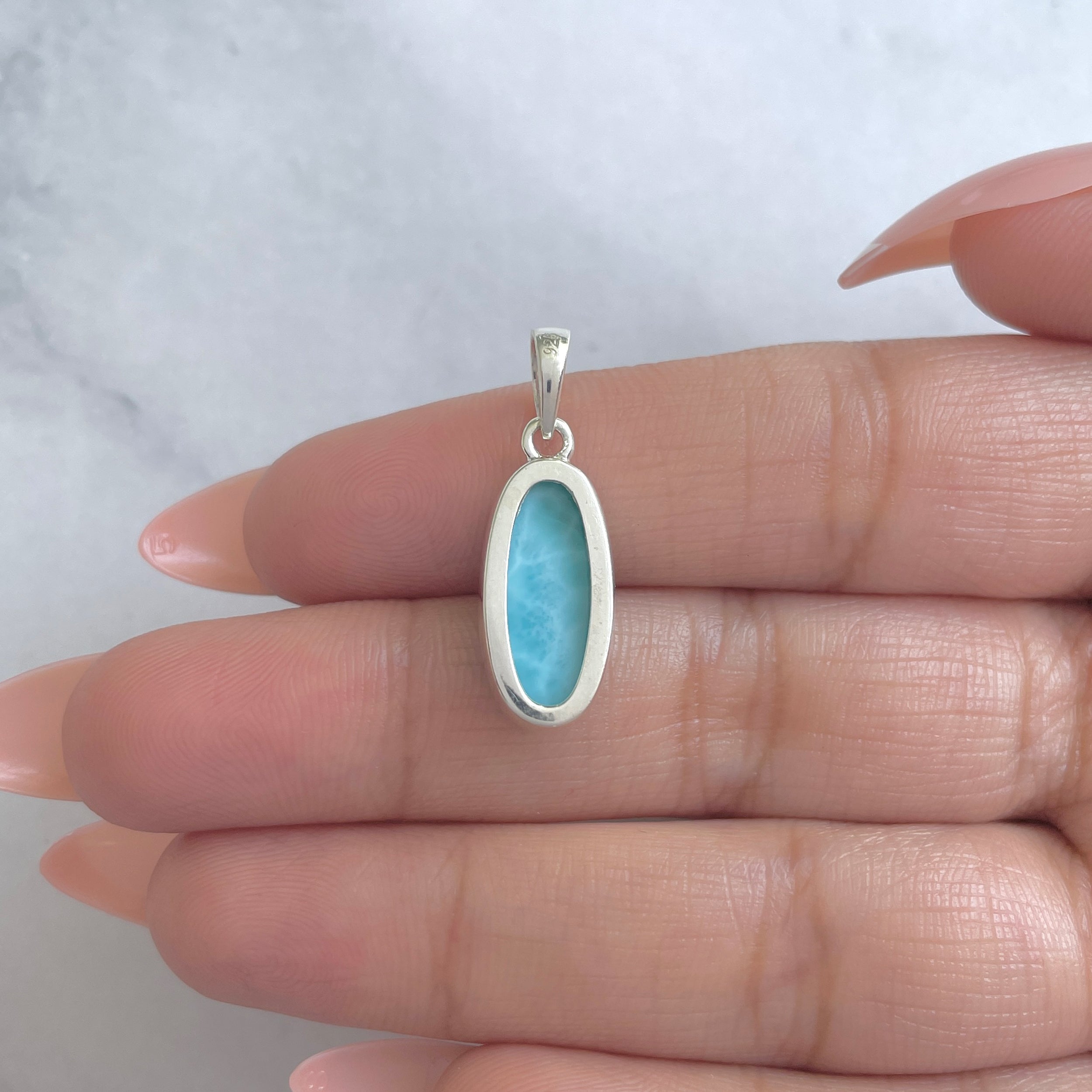 Larimar Pendant-(LAR-RDP-717.)