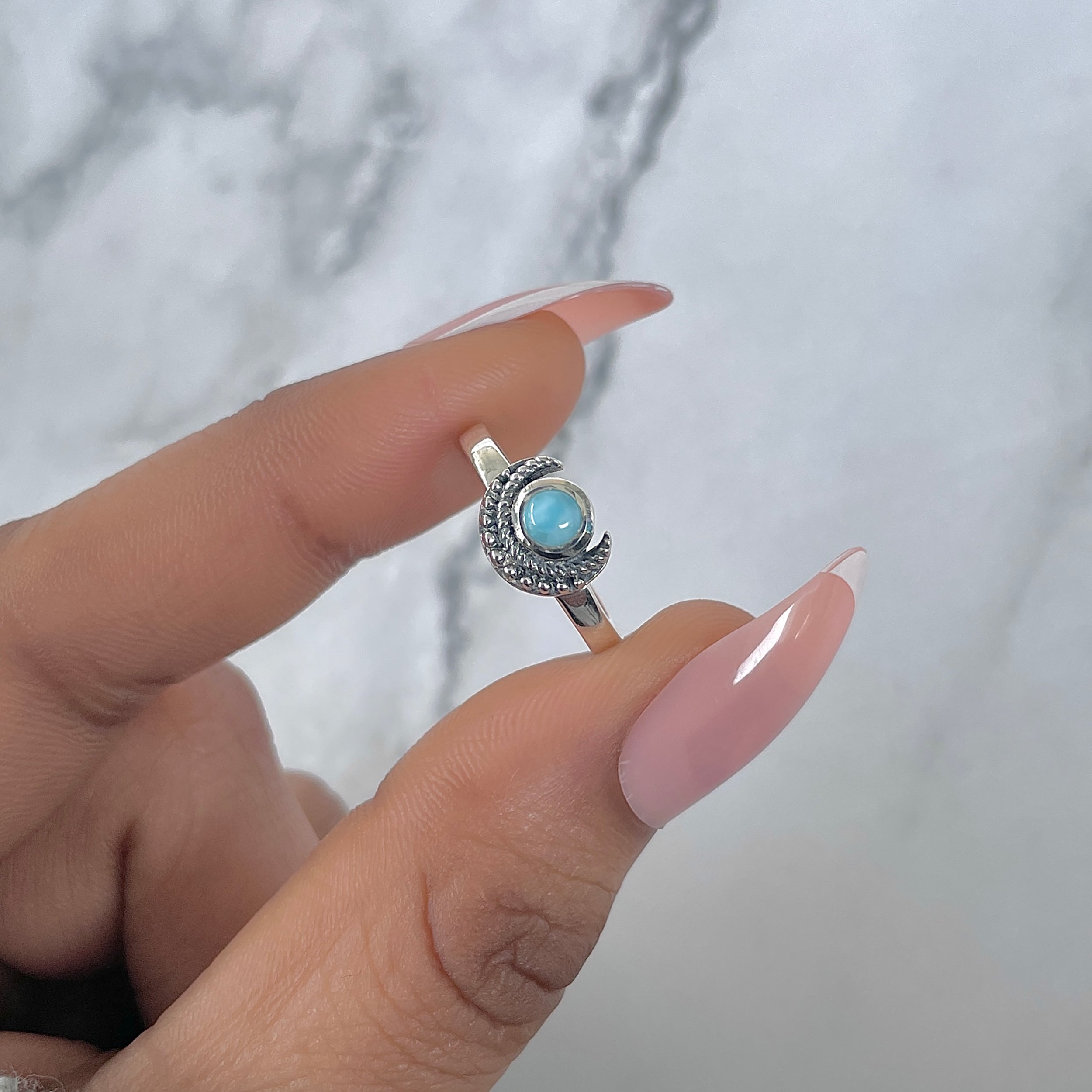 Larimar Ring-(LAR-RDR-1030.)