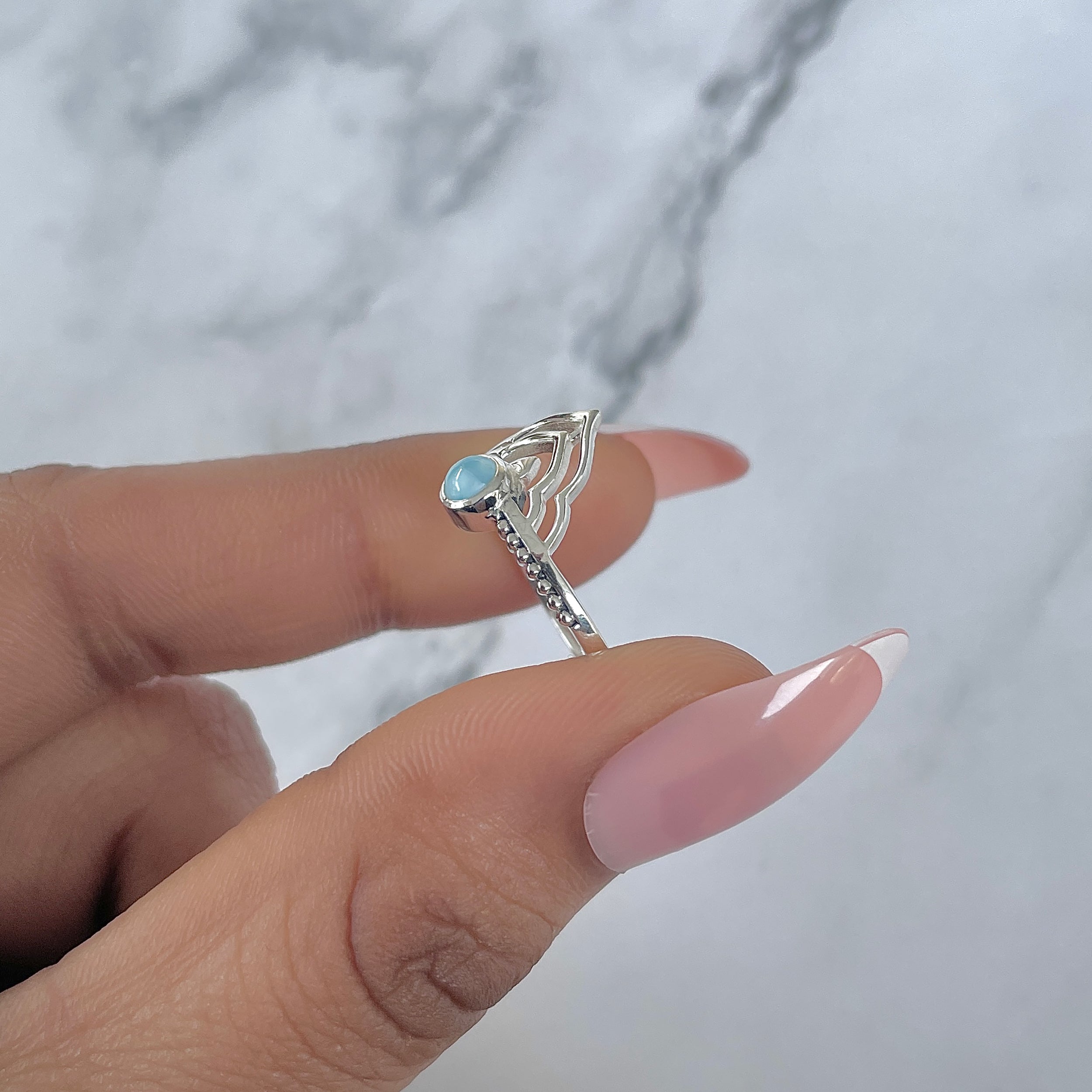 Larimar Ring-(LAR-RDR-1328.)