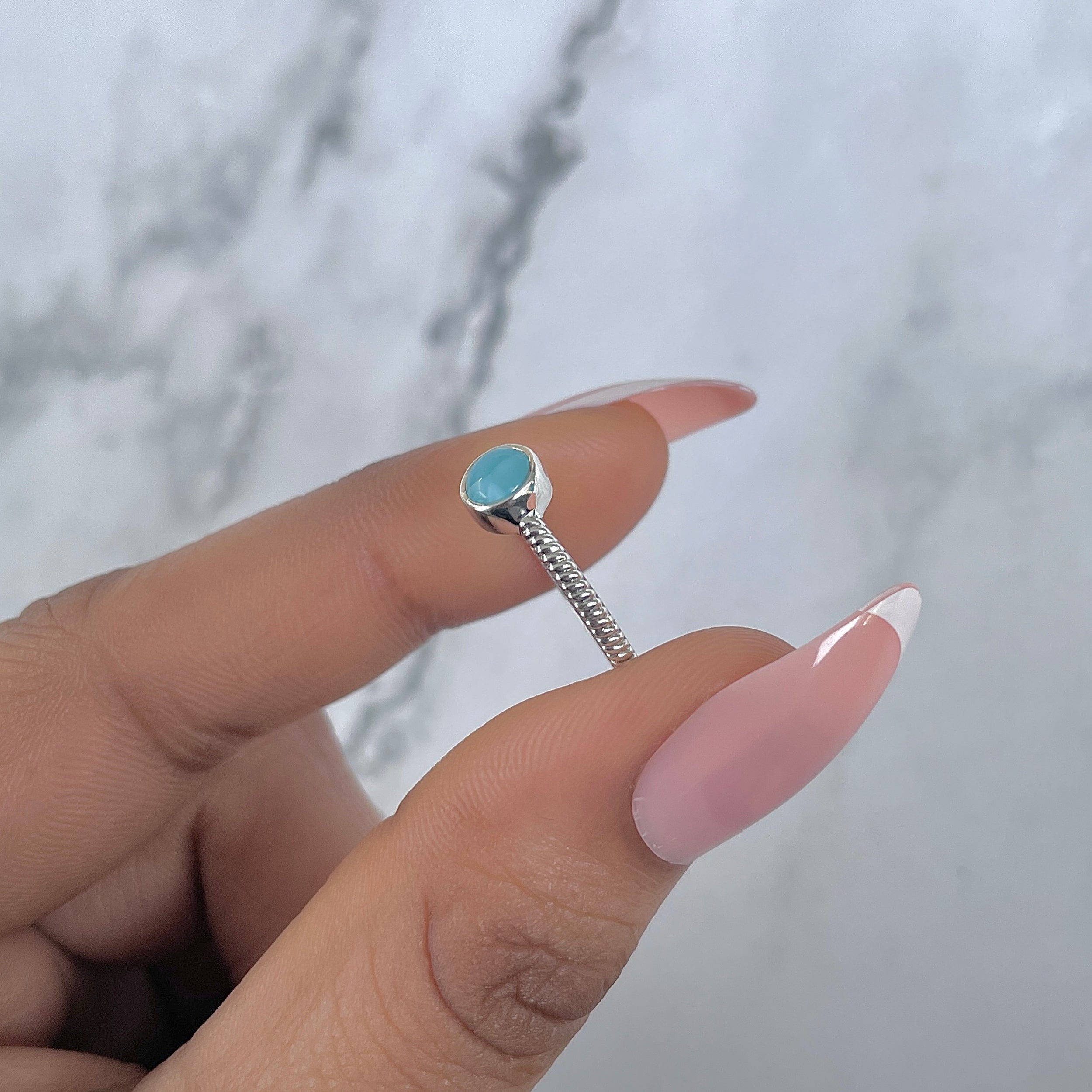 Larimar Ring-(LAR-RDR-1336.)