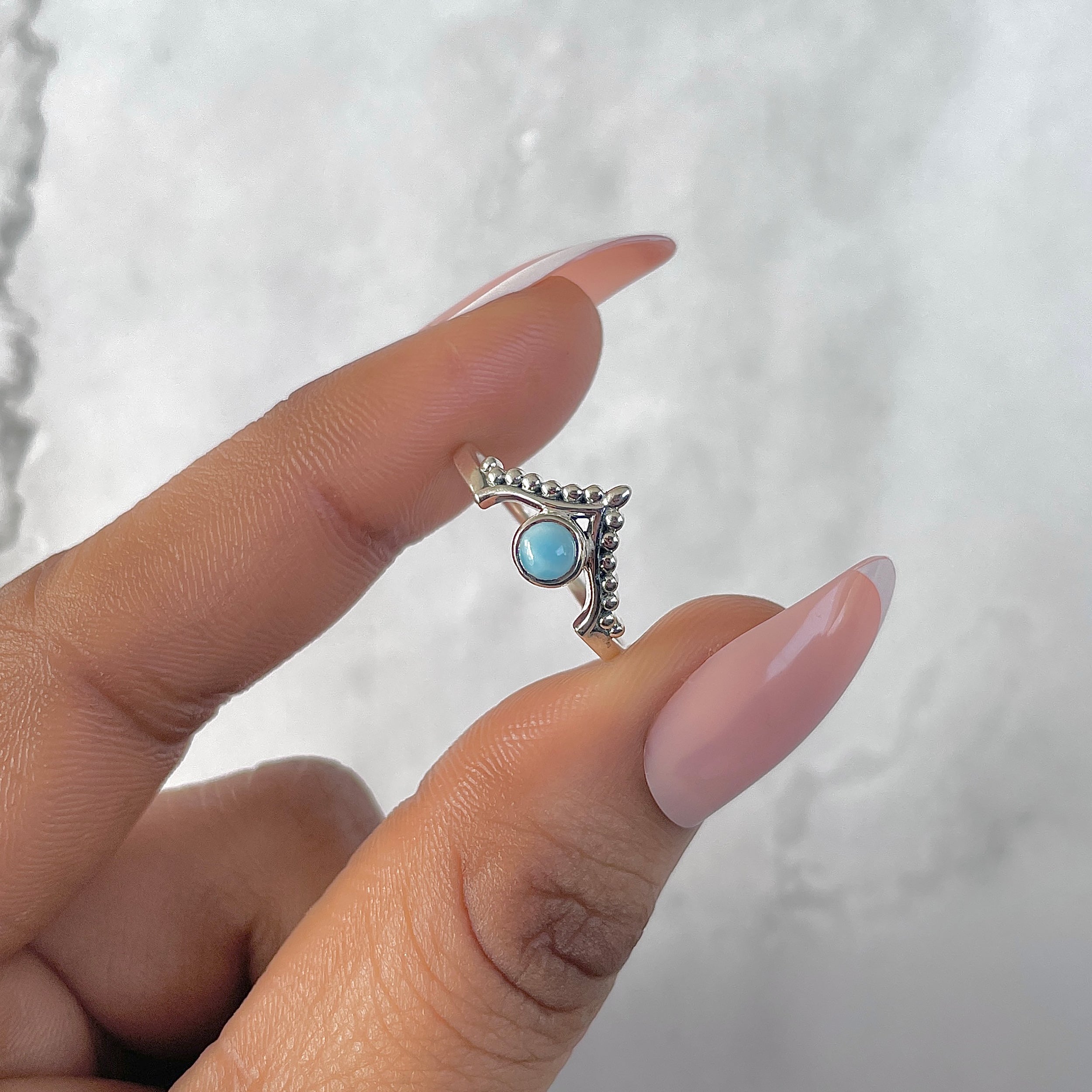 Larimar Ring-(LAR-RDR-1345.)