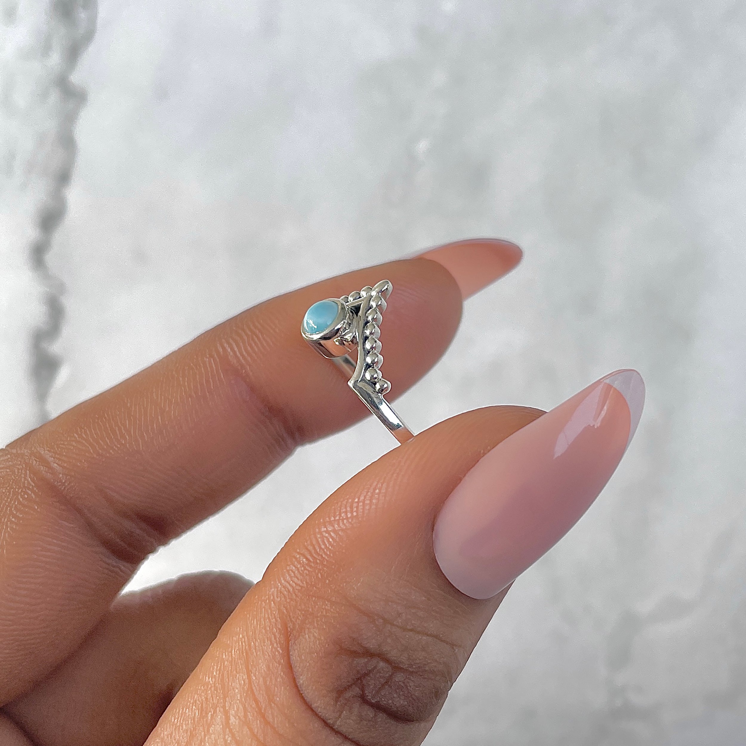 Larimar Ring-(LAR-RDR-1345.)