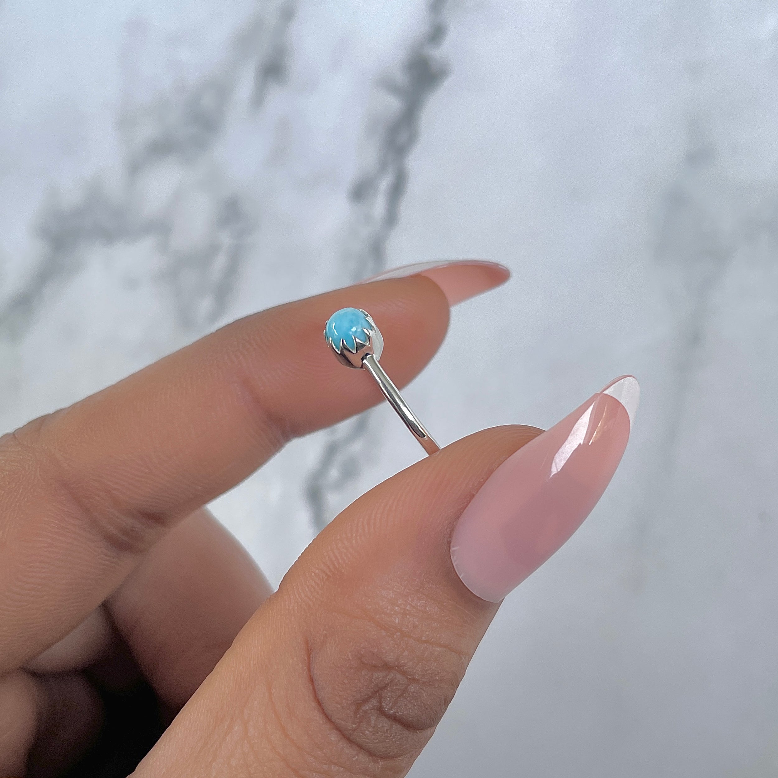 Larimar Ring-(LAR-RDR-1421.)