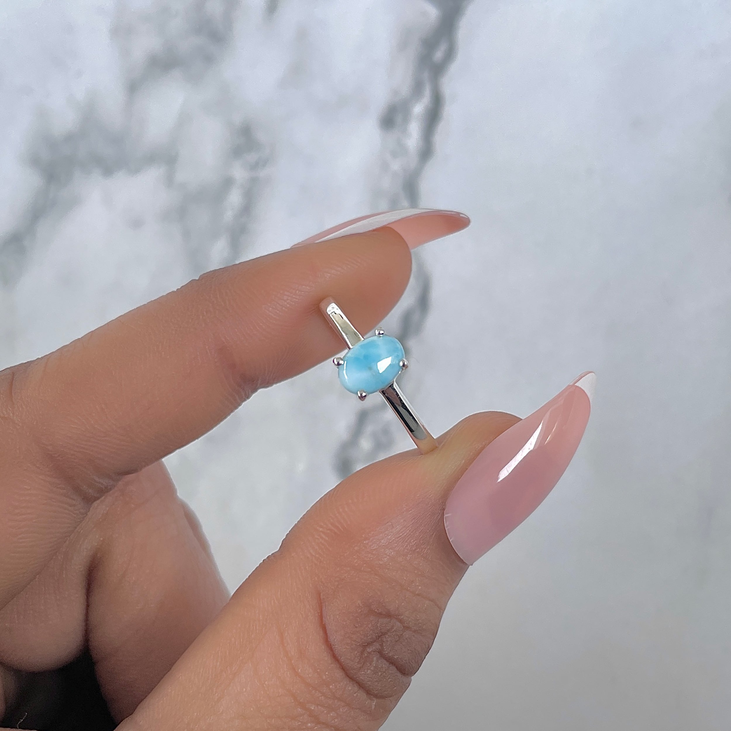 Larimar Ring-(LAR-RDR-242.)