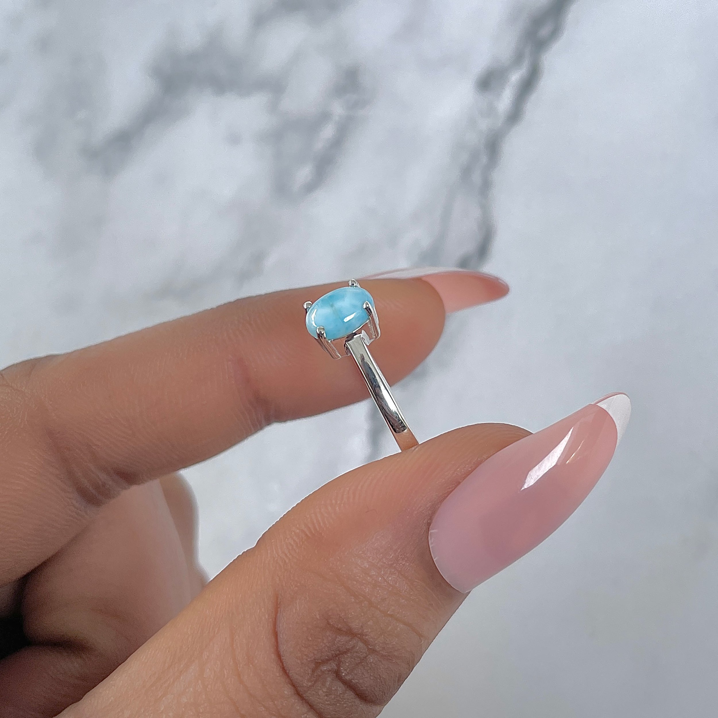 Larimar Ring-(LAR-RDR-242.)