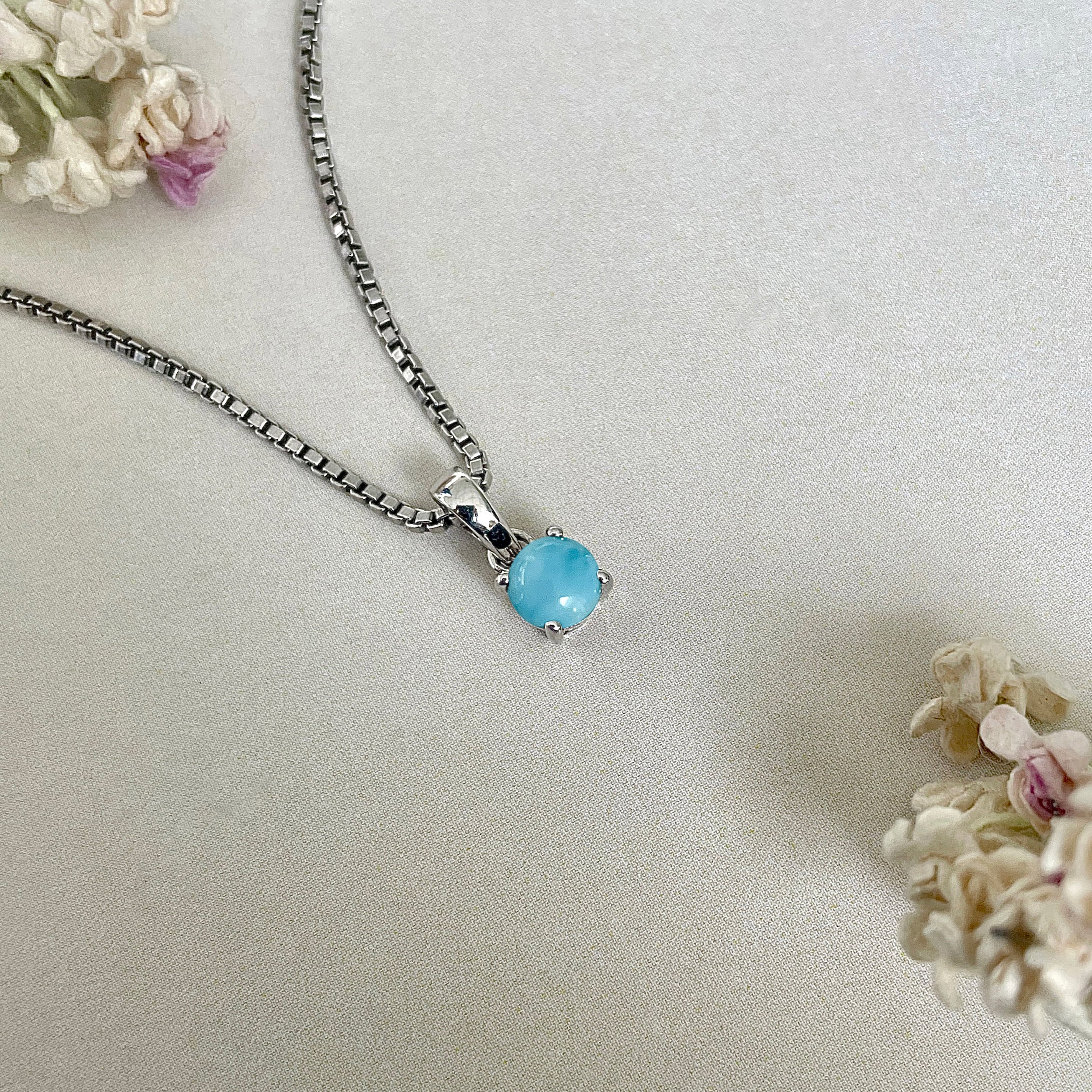 Larimar Pendant-(LAR-SP-1168.)