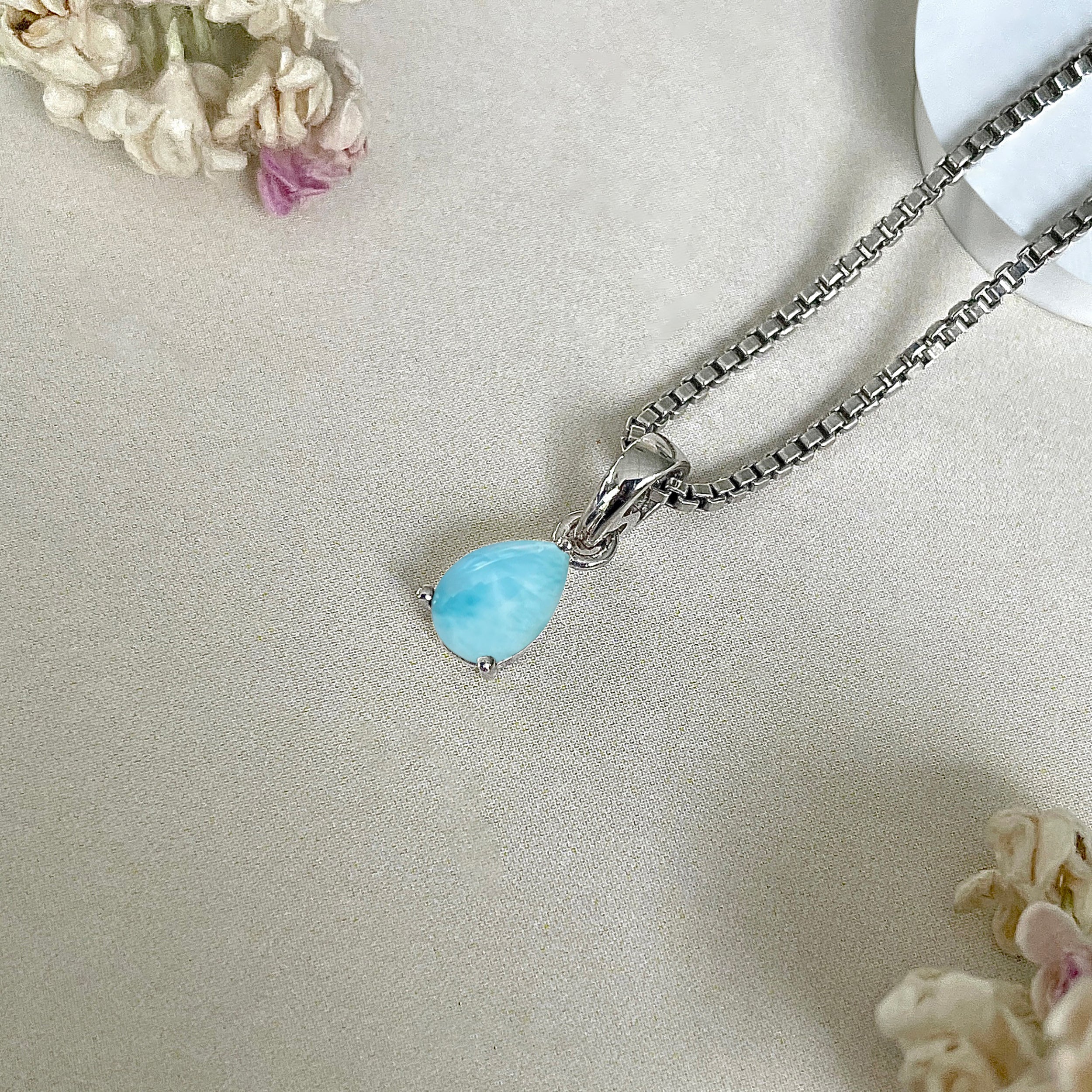 Larimar Pendant-(LAR-SP-1169.)
