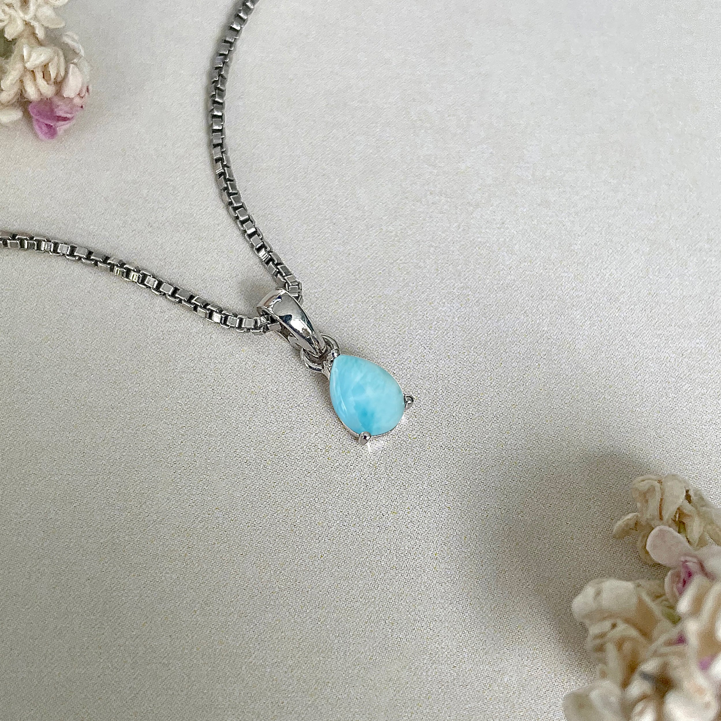 Larimar Pendant-(LAR-SP-1169.)