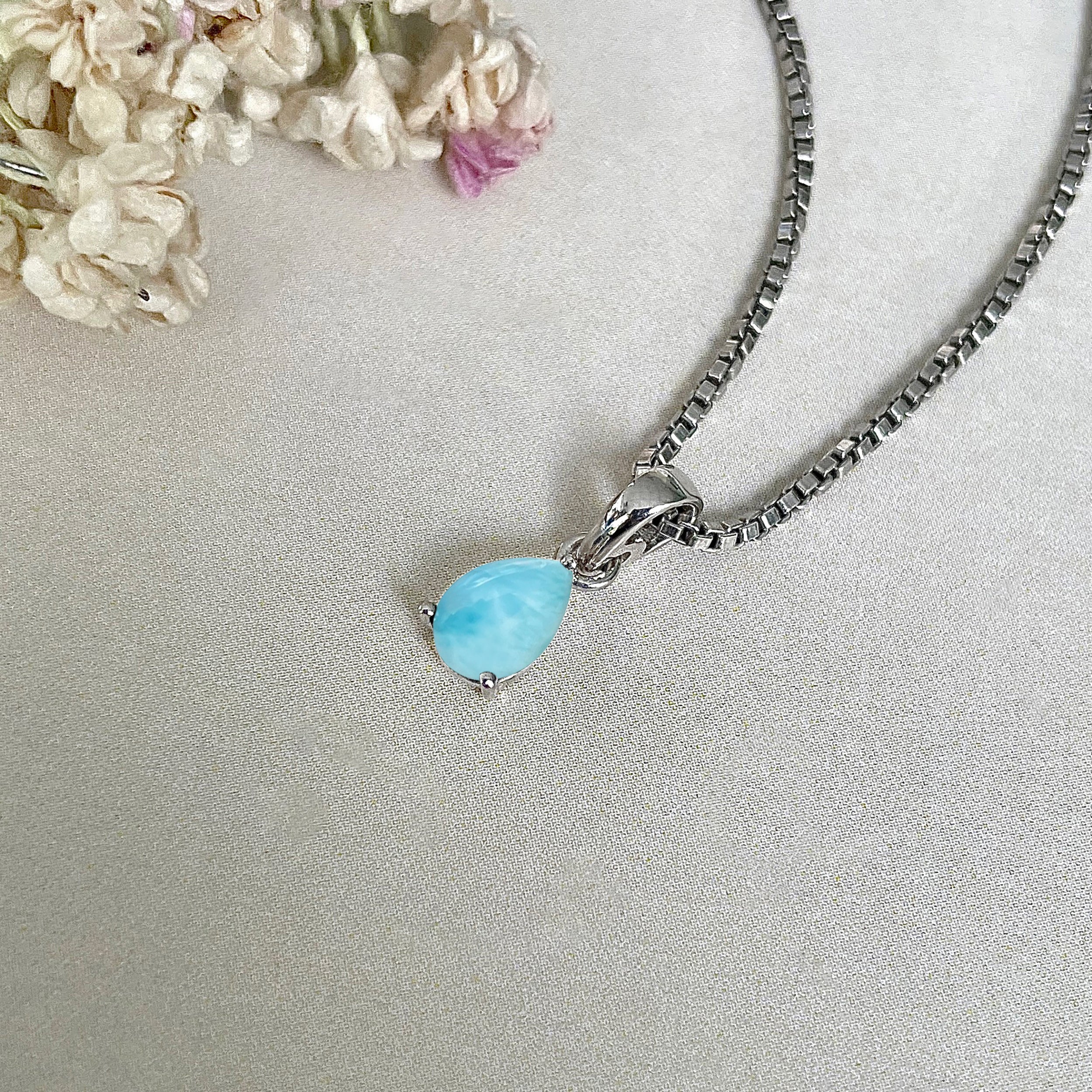 Larimar Pendant-(LAR-SP-1169.)