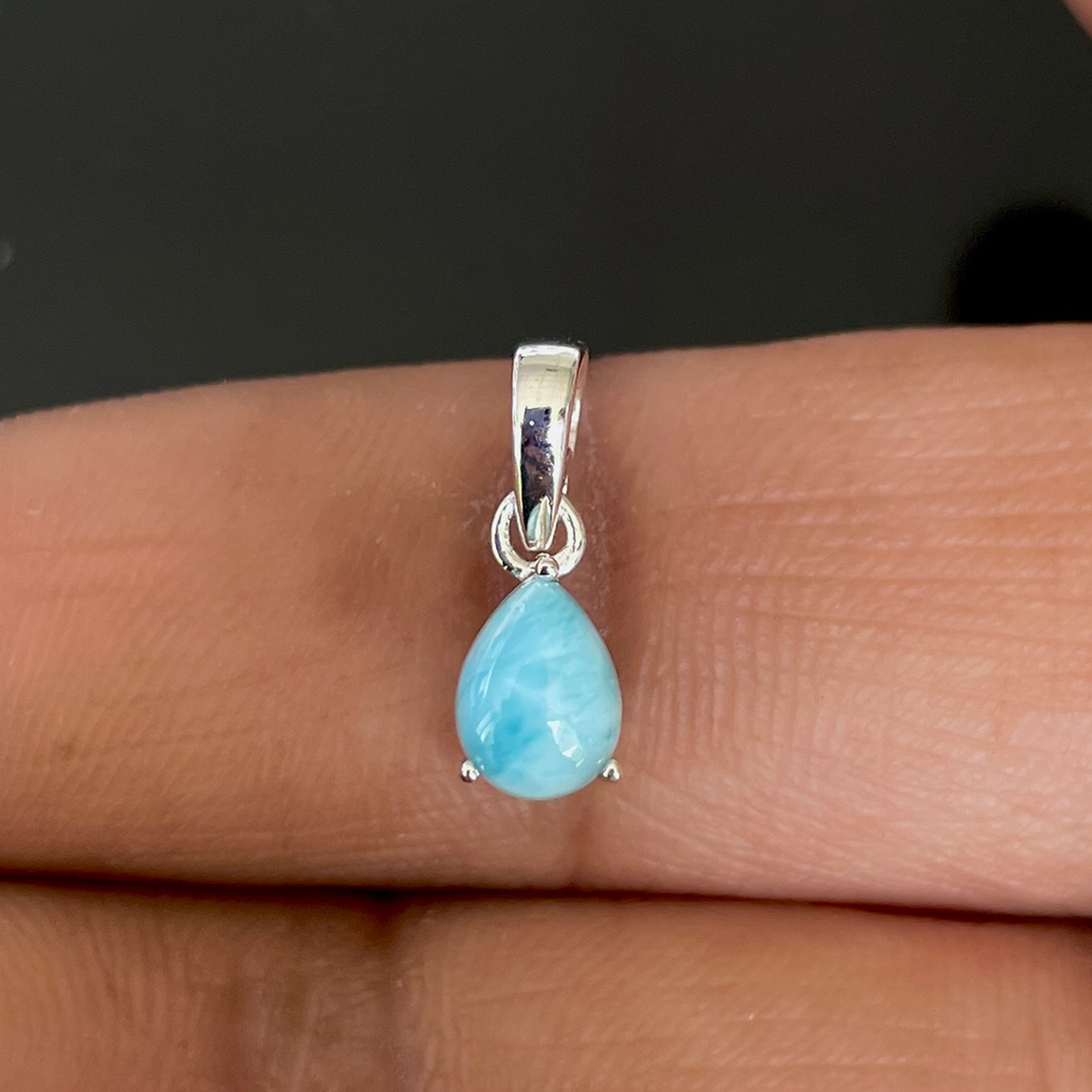 Larimar Pendant-(LAR-SP-1169.)