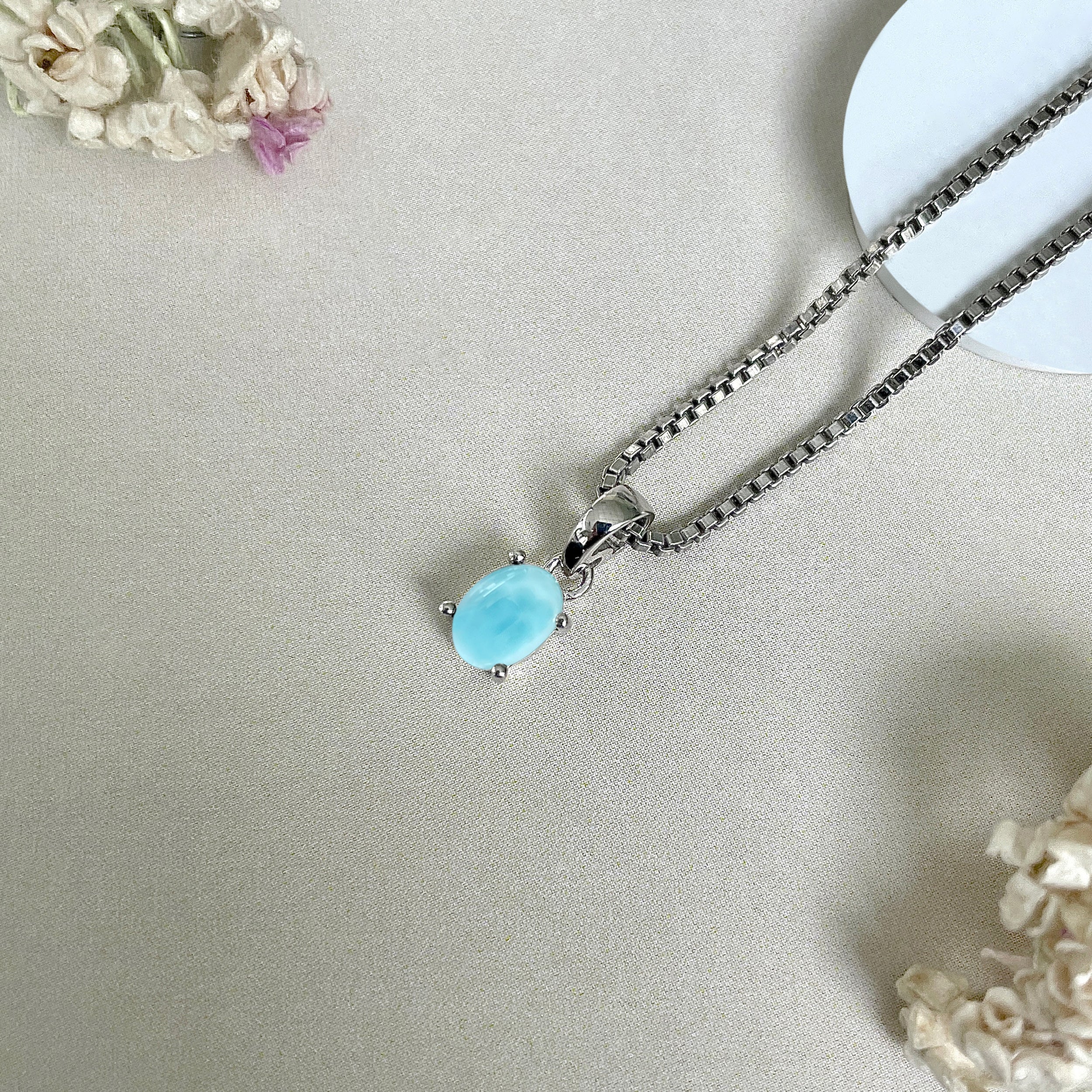 Larimar Pendant-(LAR-SP-1170.)