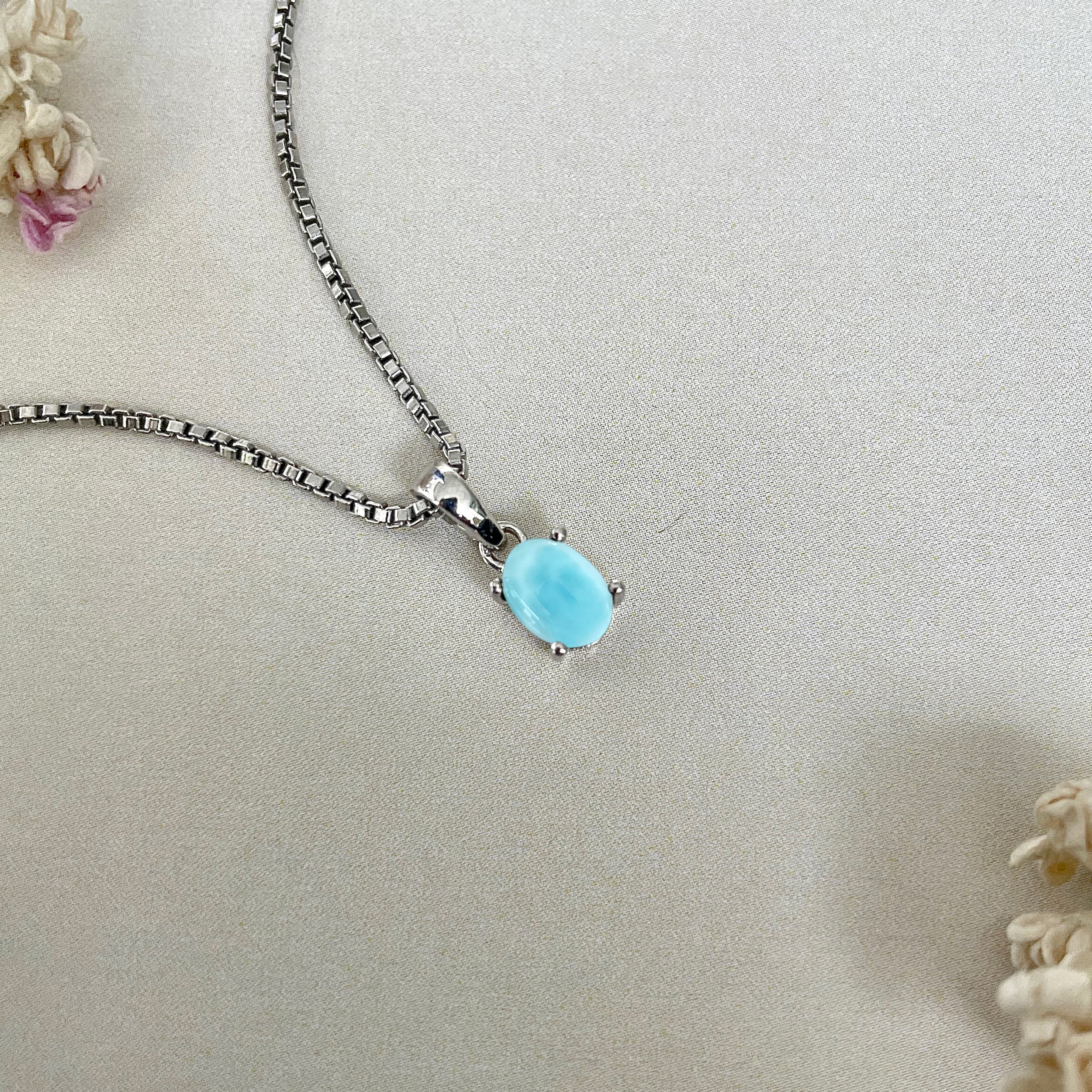Larimar Pendant-(LAR-SP-1170.)
