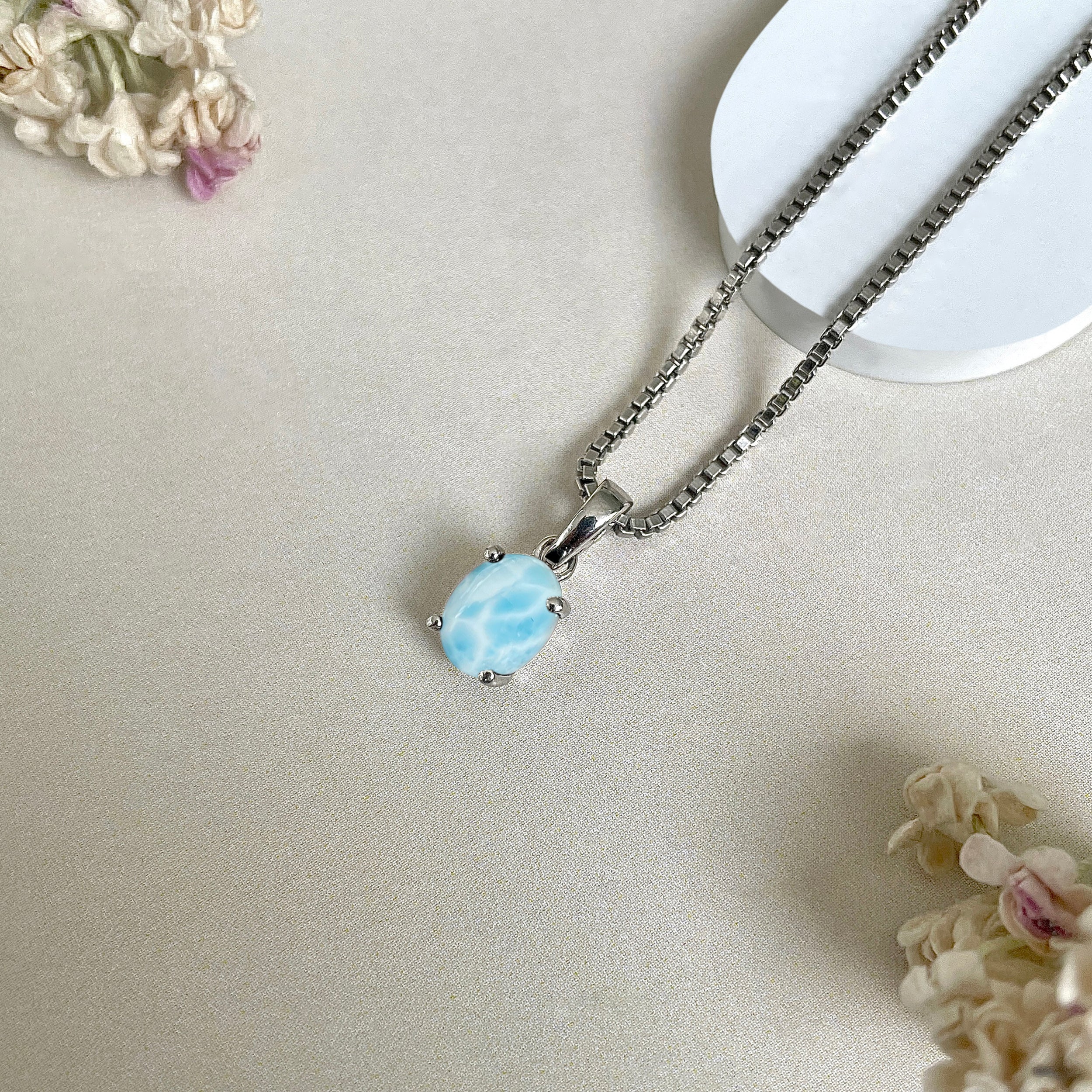 Larimar Pendant-(LAR-SP-1171.)