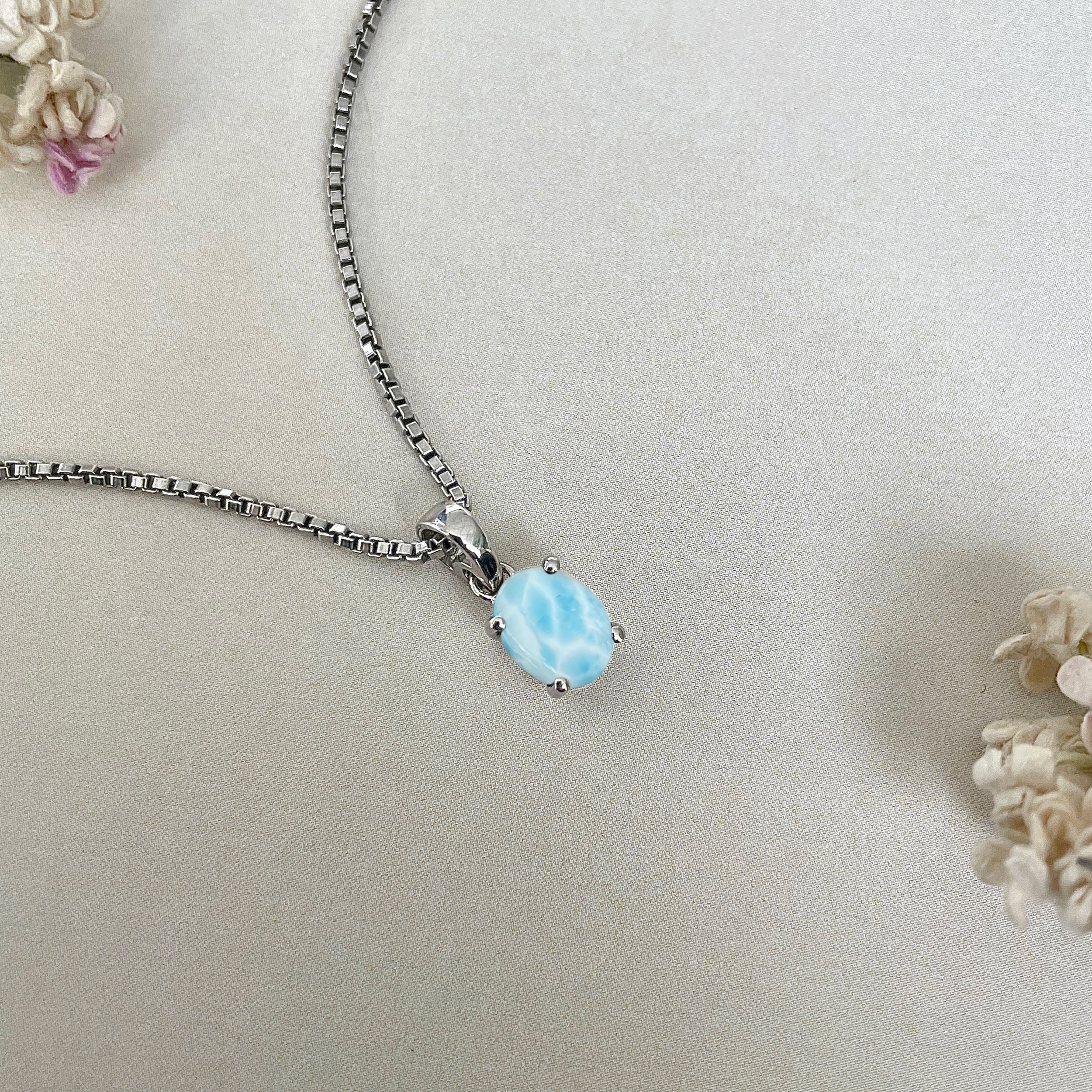 Larimar Pendant-(LAR-SP-1171.)