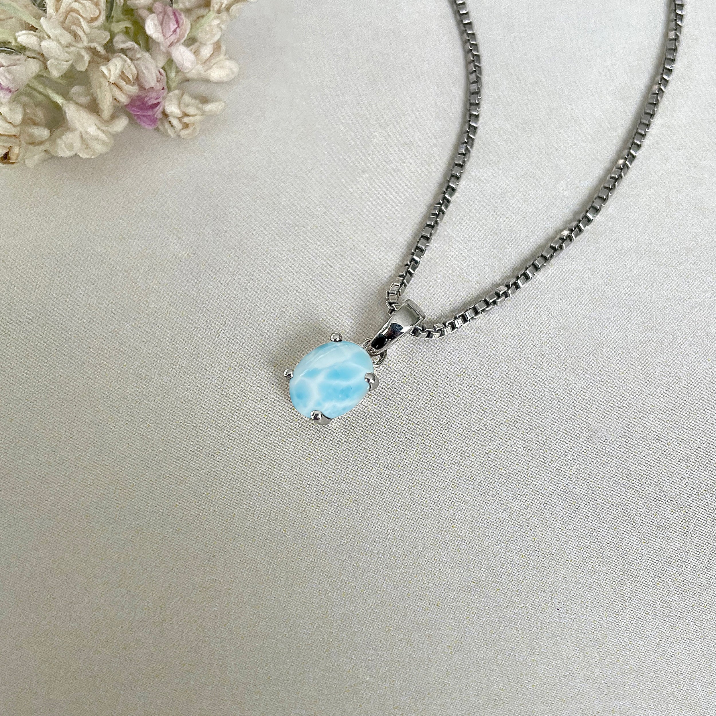 Larimar Pendant-(LAR-SP-1171.)