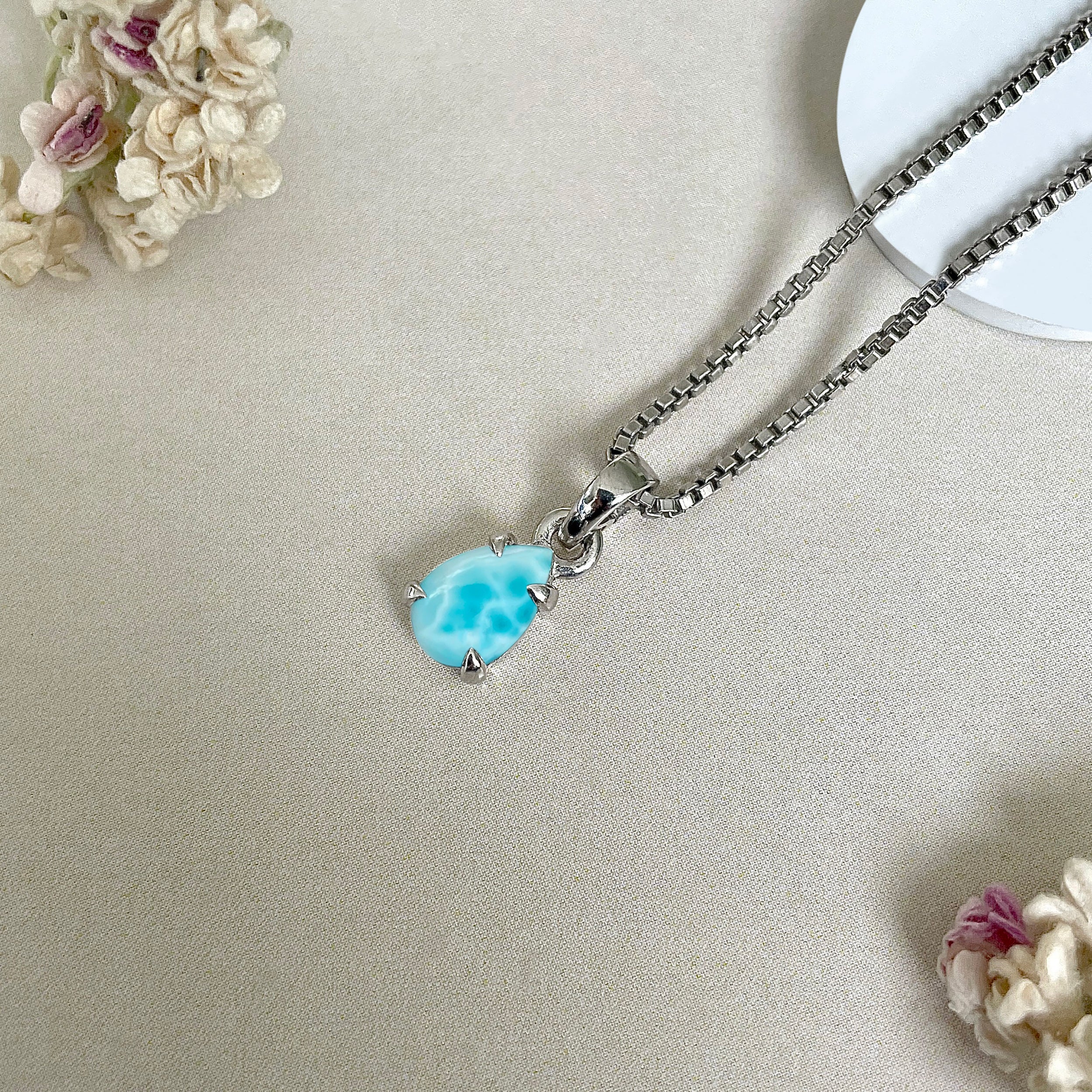 Larimar Pendant-(LAR-SP-552.)