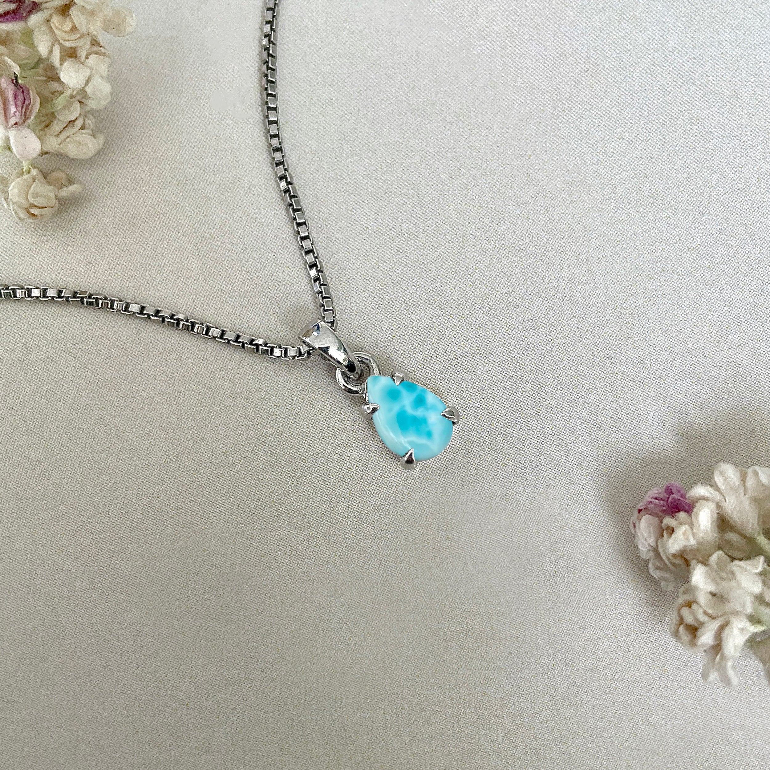Larimar Pendant-(LAR-SP-552.)