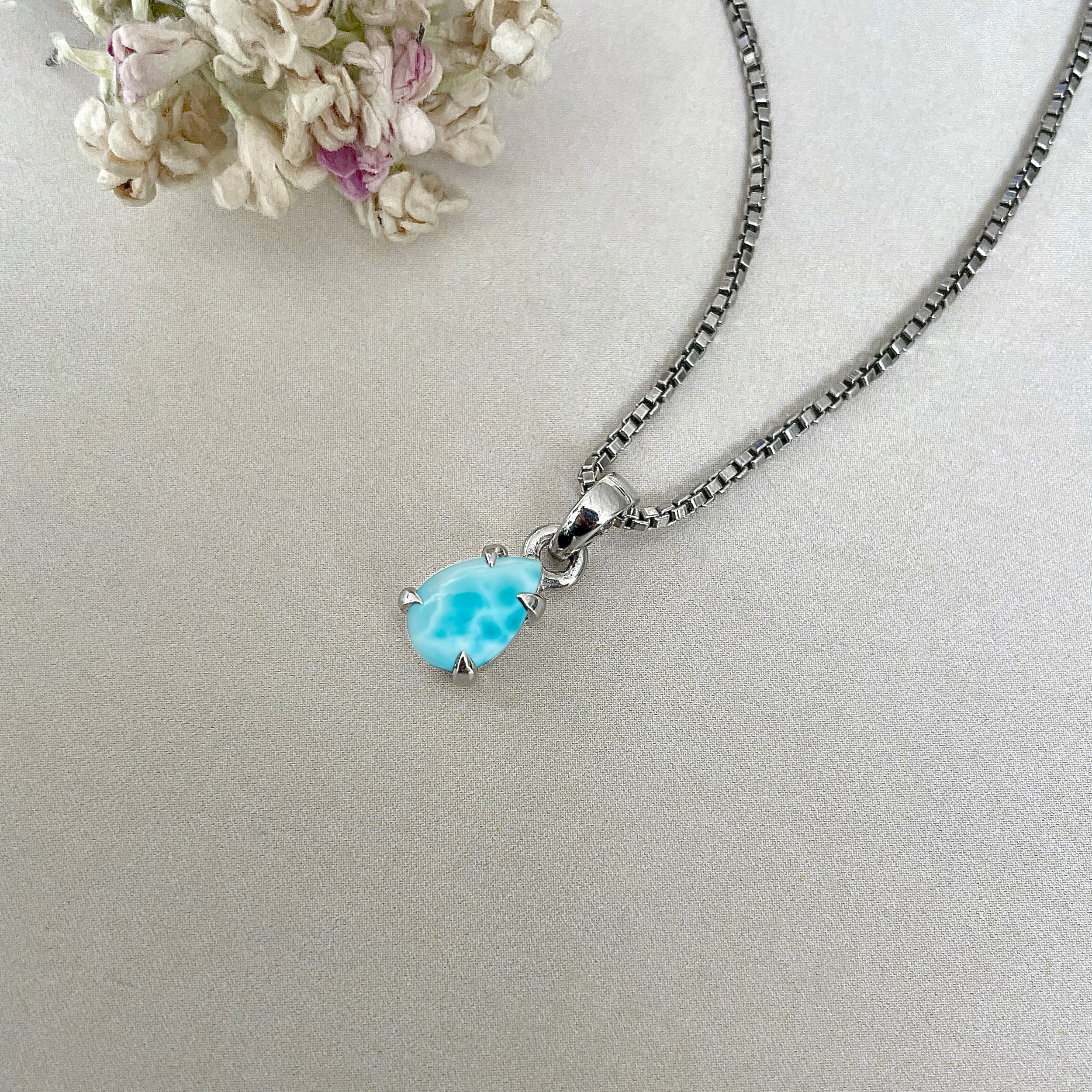 Larimar Pendant-(LAR-SP-552.)