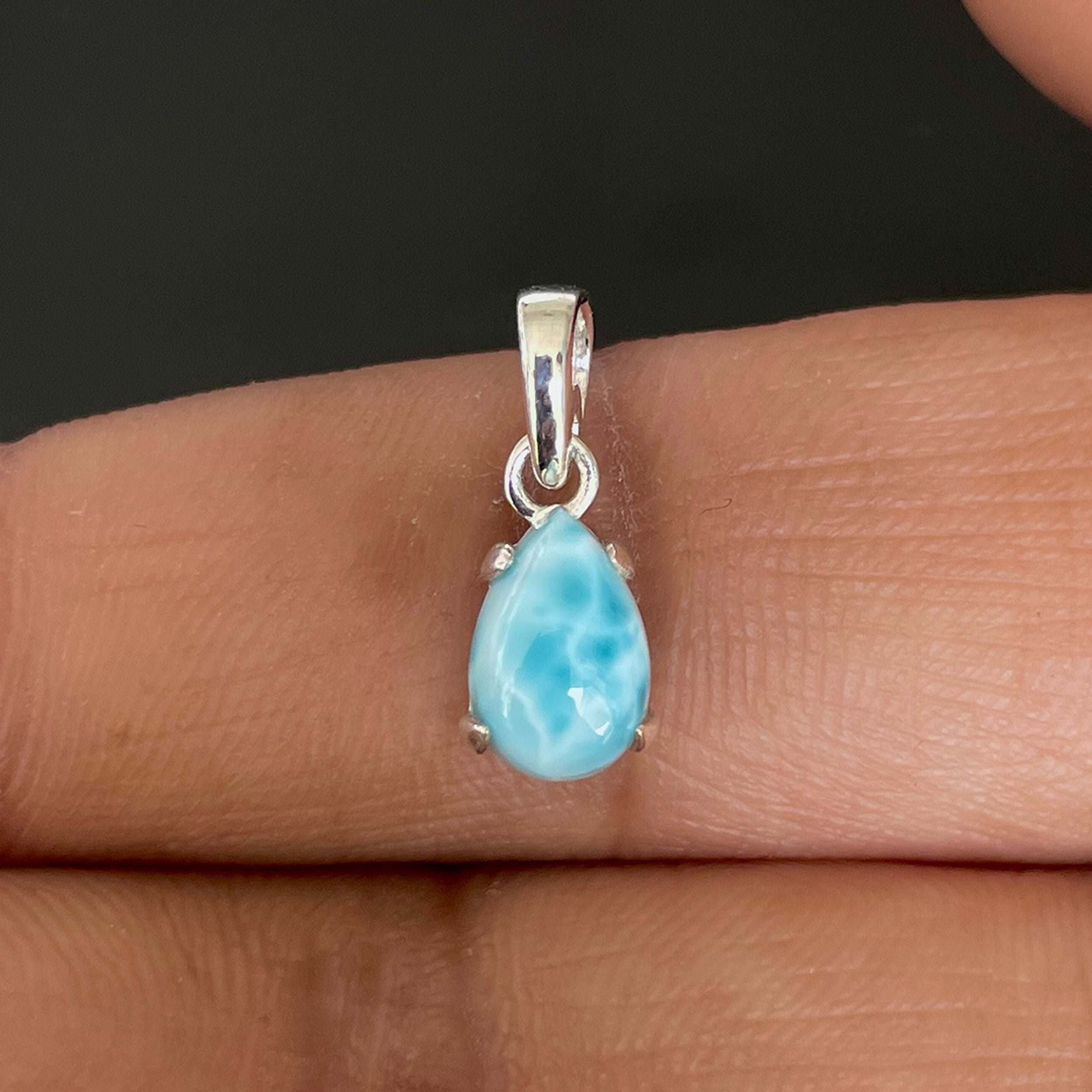 Larimar Pendant-(LAR-SP-552.)