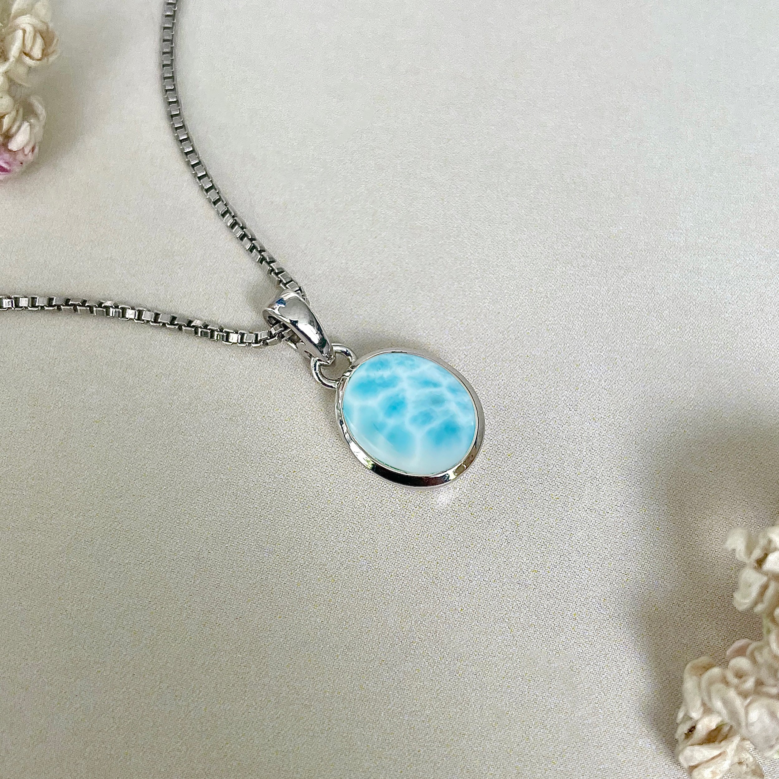 Larimar Pendant-(LAR-SP-684.)