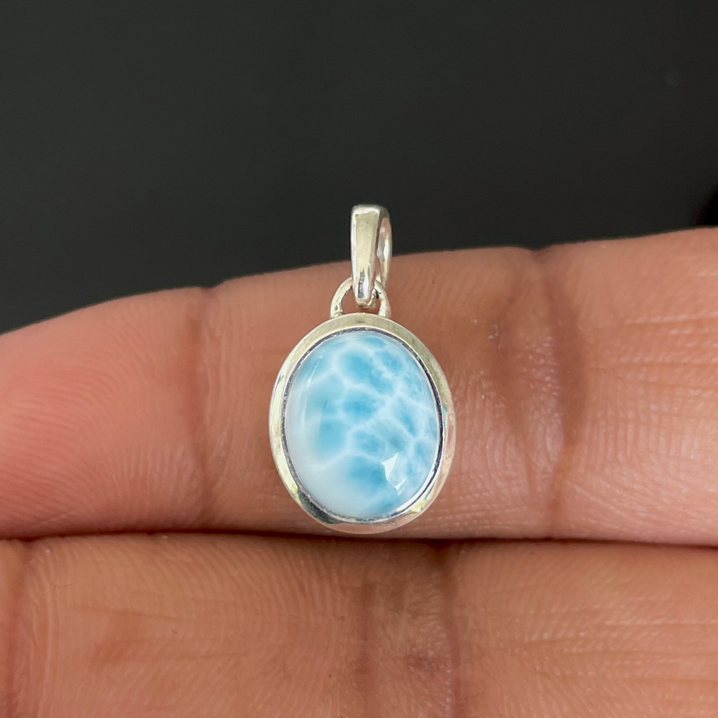 Larimar Pendant-(LAR-SP-684.)