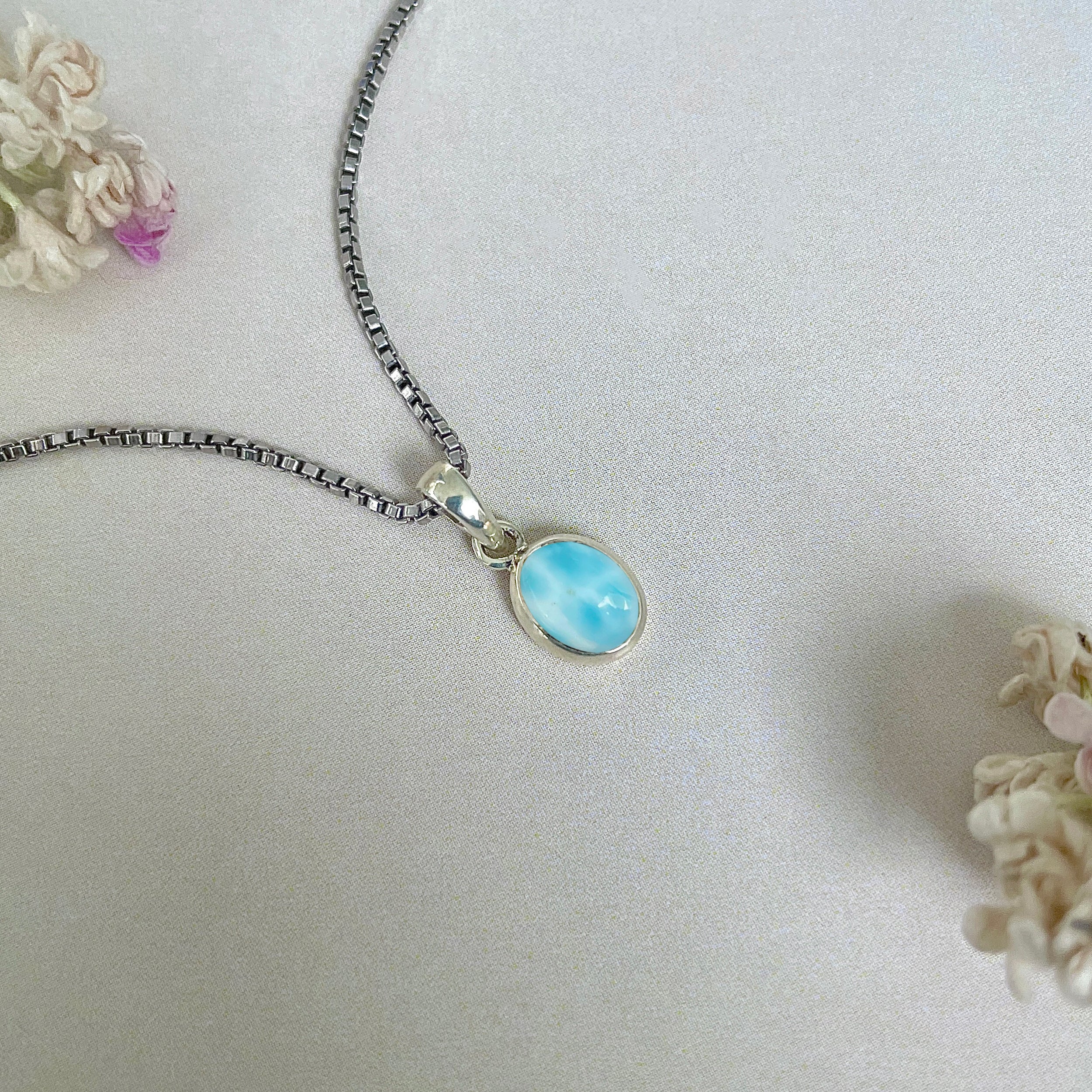 Larimar Pendant-(LAR-SP-685.)