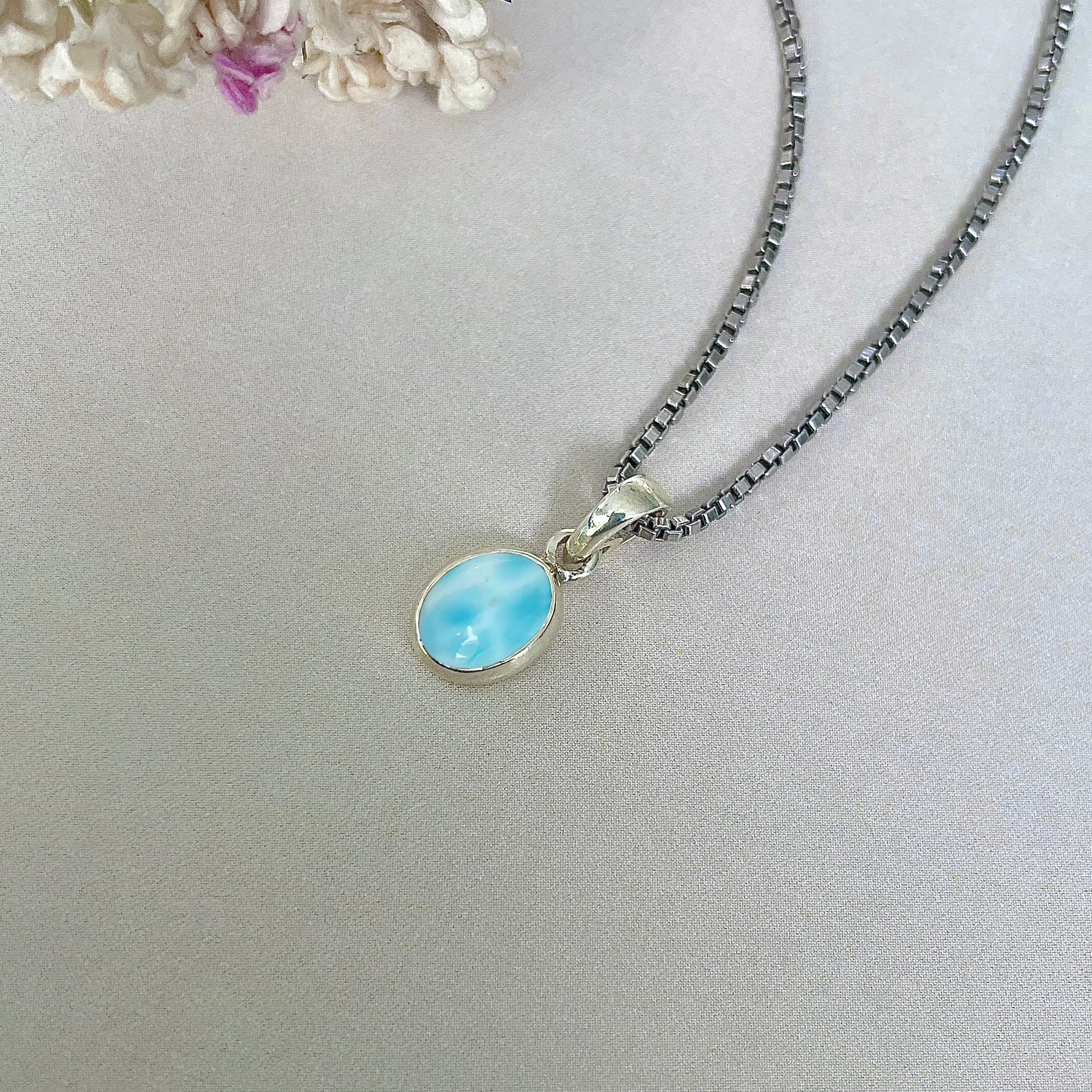 Larimar Pendant-(LAR-SP-685.)