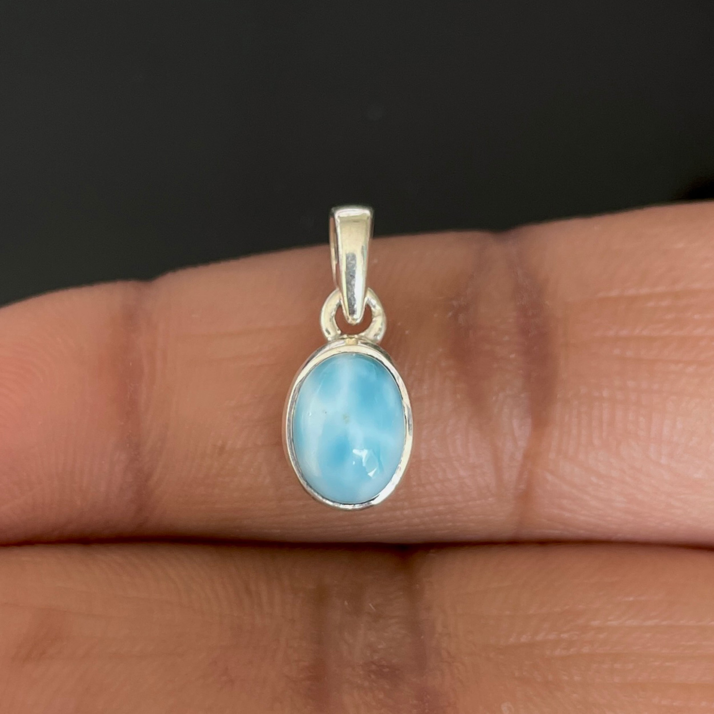 Larimar Pendant-(LAR-SP-685.)