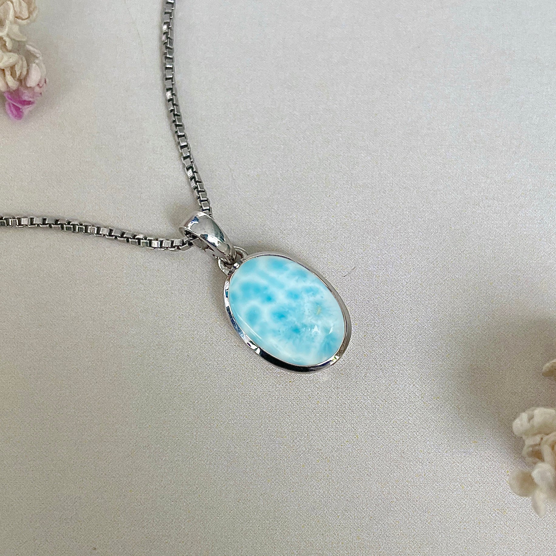 Larimar Pendant-(LAR-SP-686.)