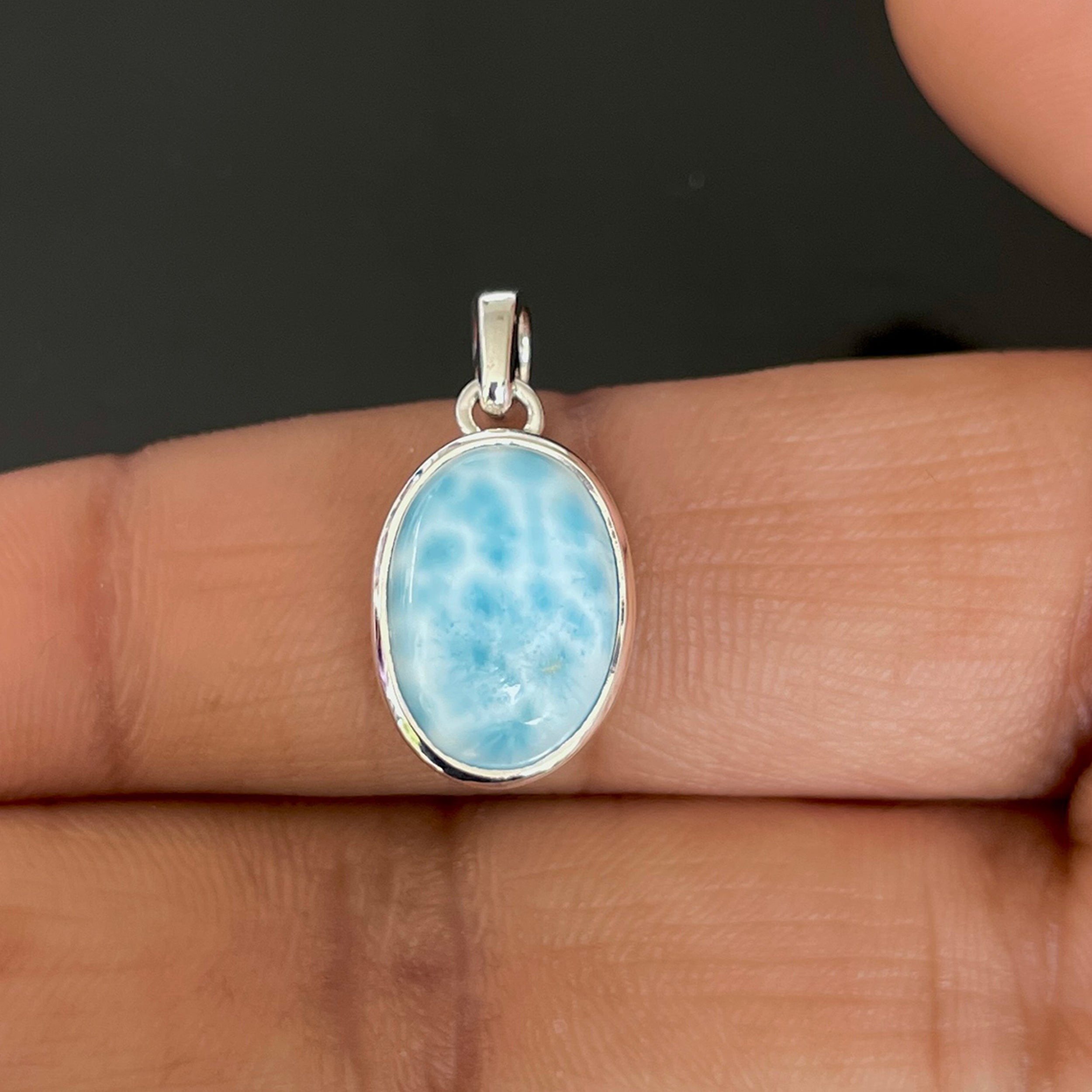 Larimar Pendant-(LAR-SP-686.)
