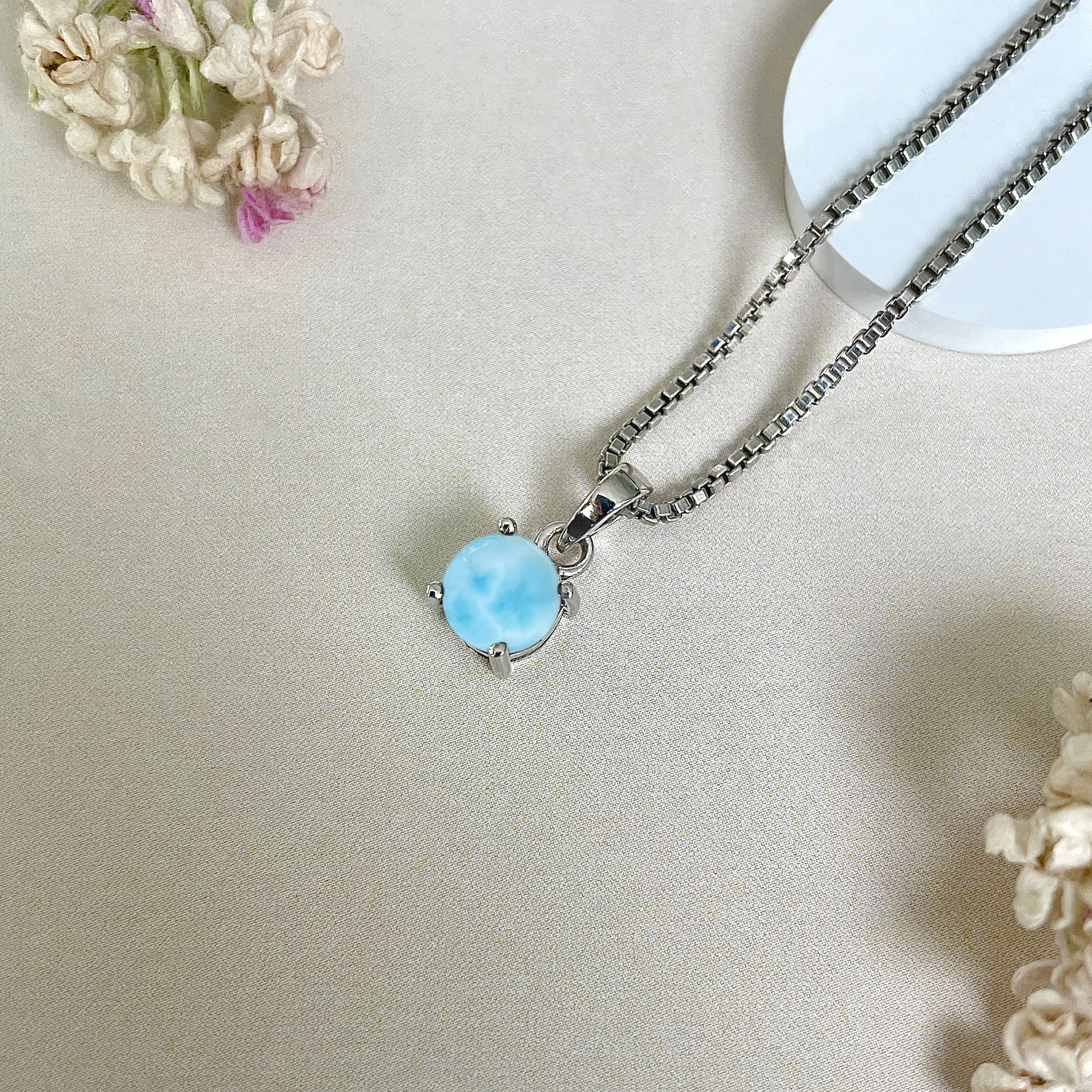 Larimar Pendant-(LAR-SP-929.)