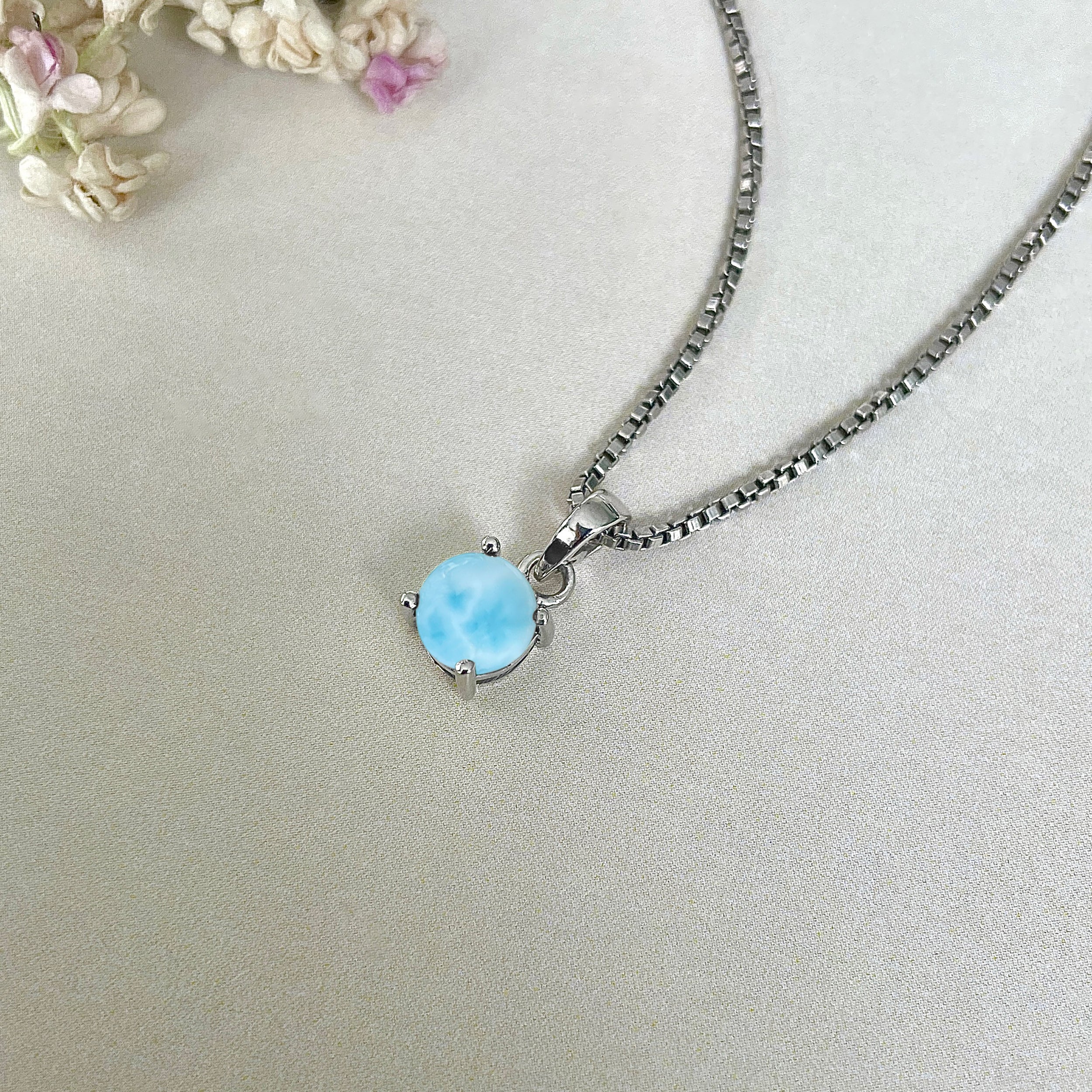 Larimar Pendant-(LAR-SP-929.)