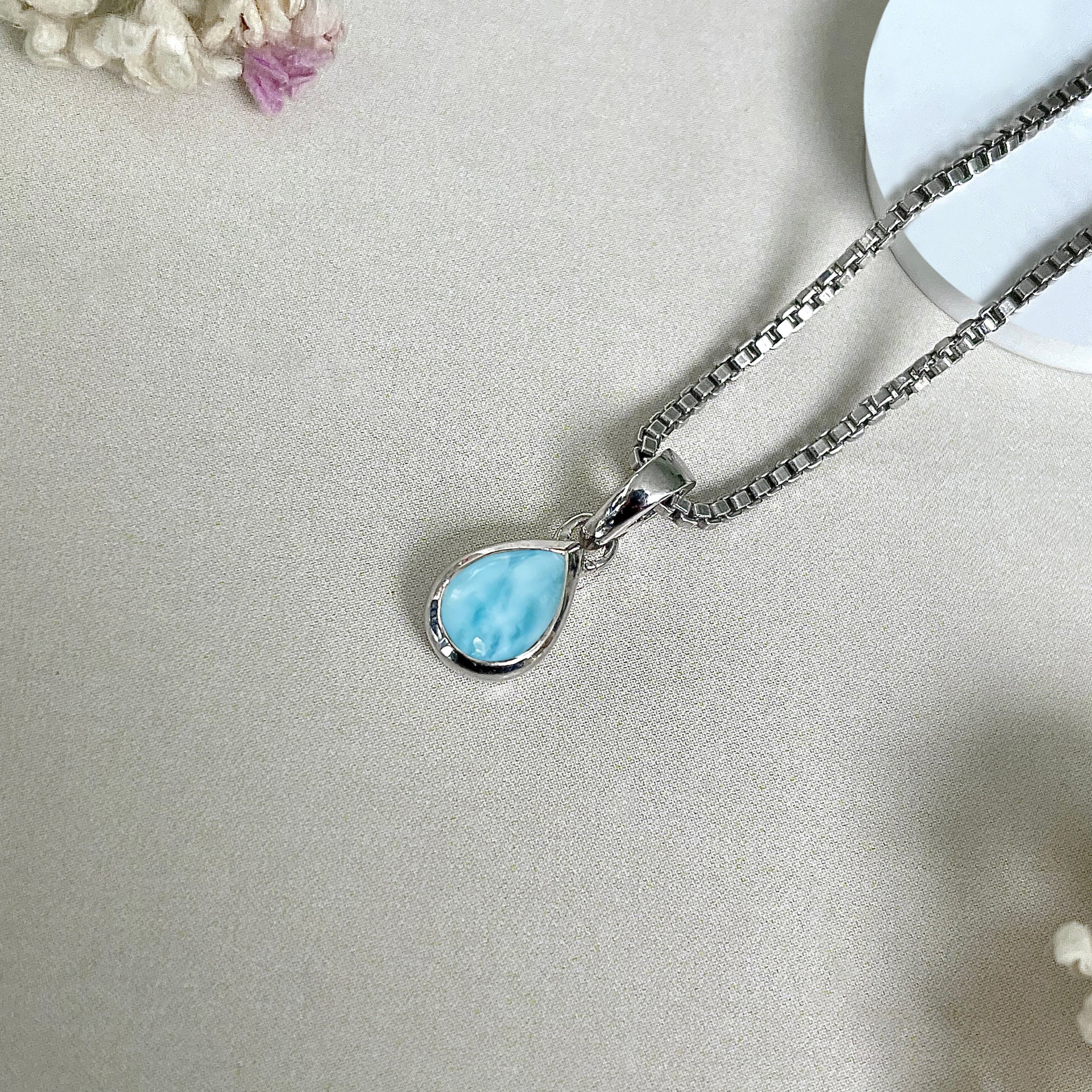 Larimar Pendant-(LAR-SP-941.)