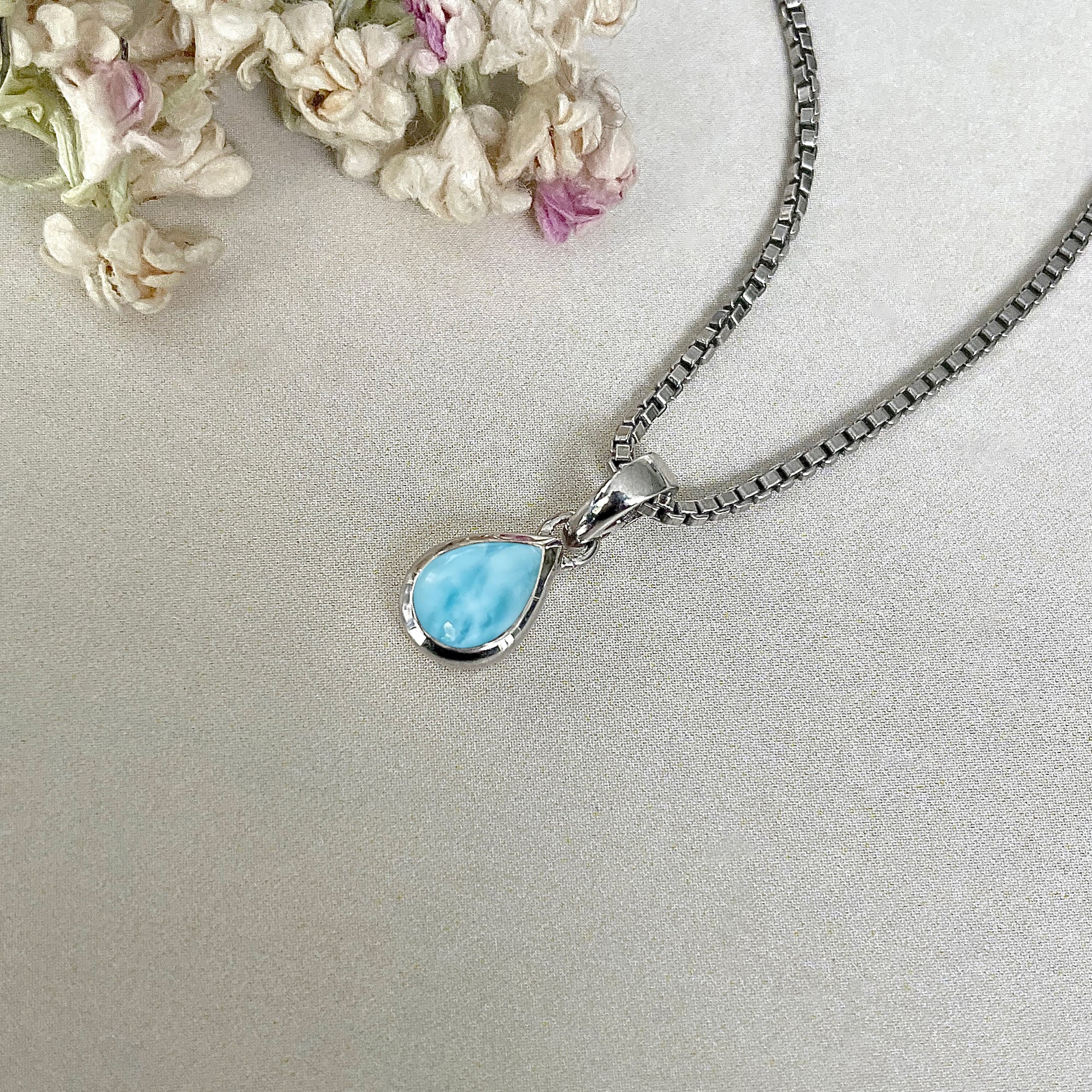 Larimar Pendant-(LAR-SP-941.)