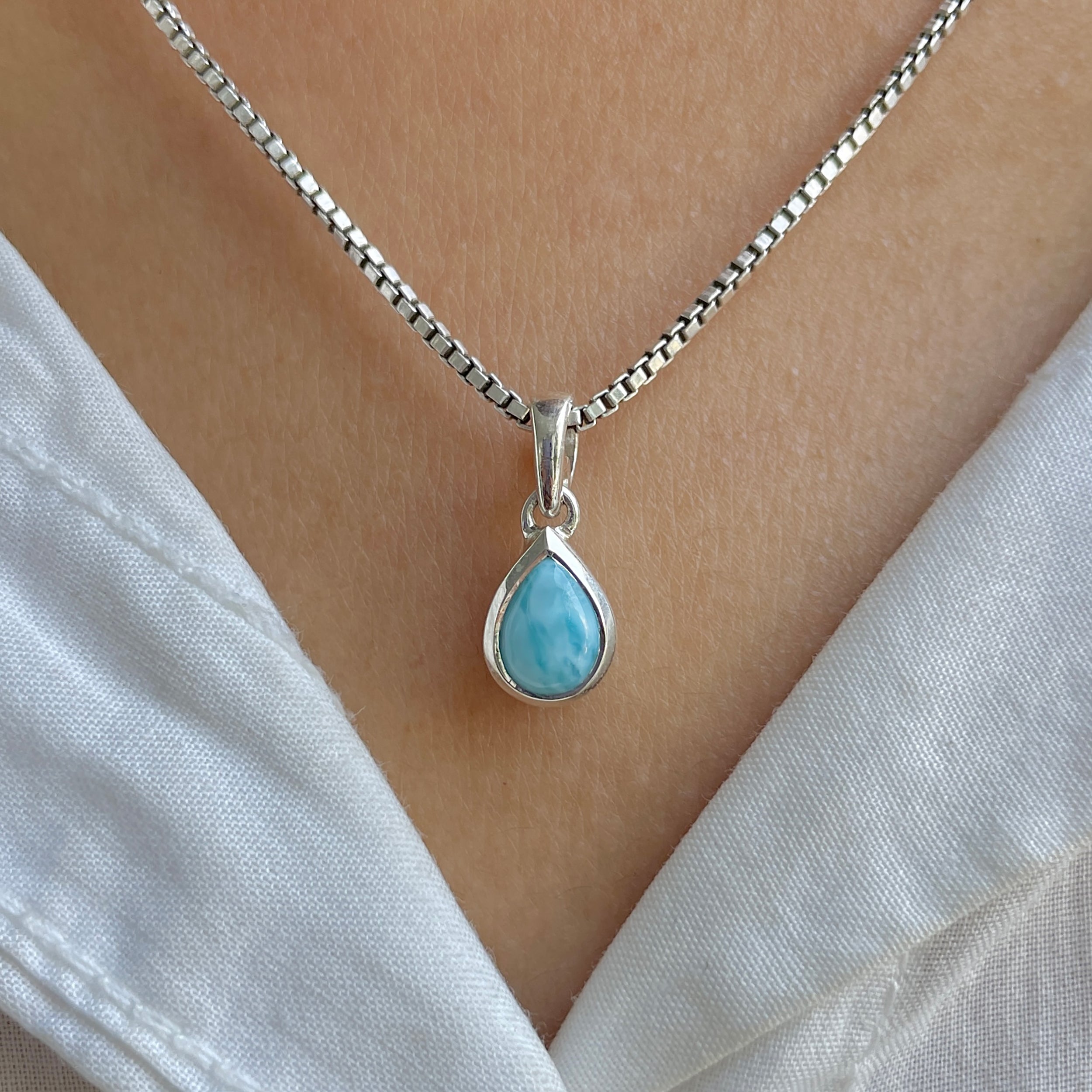 Larimar Pendant-(LAR-SP-941.)