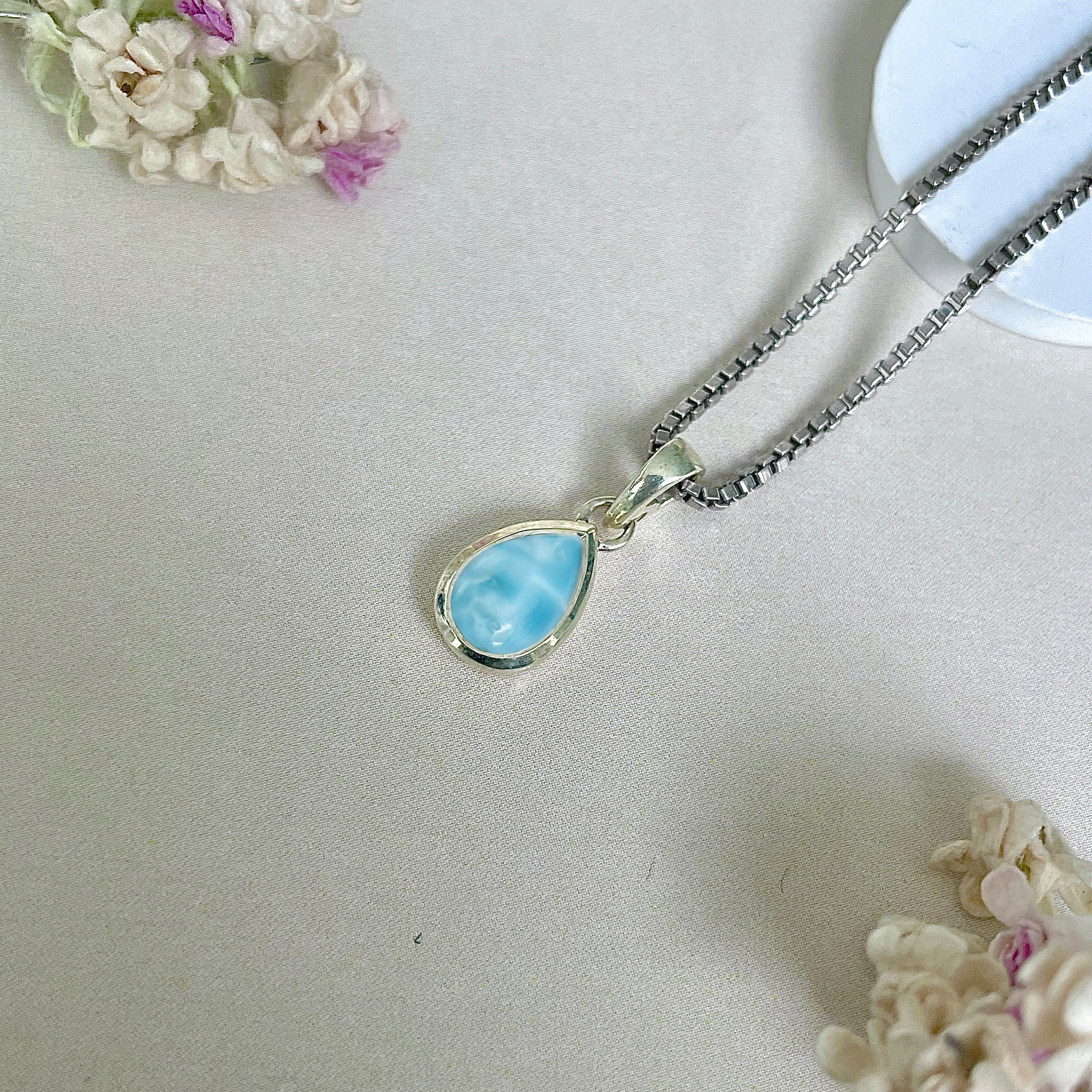Larimar Pendant-(LAR-SP-943.)