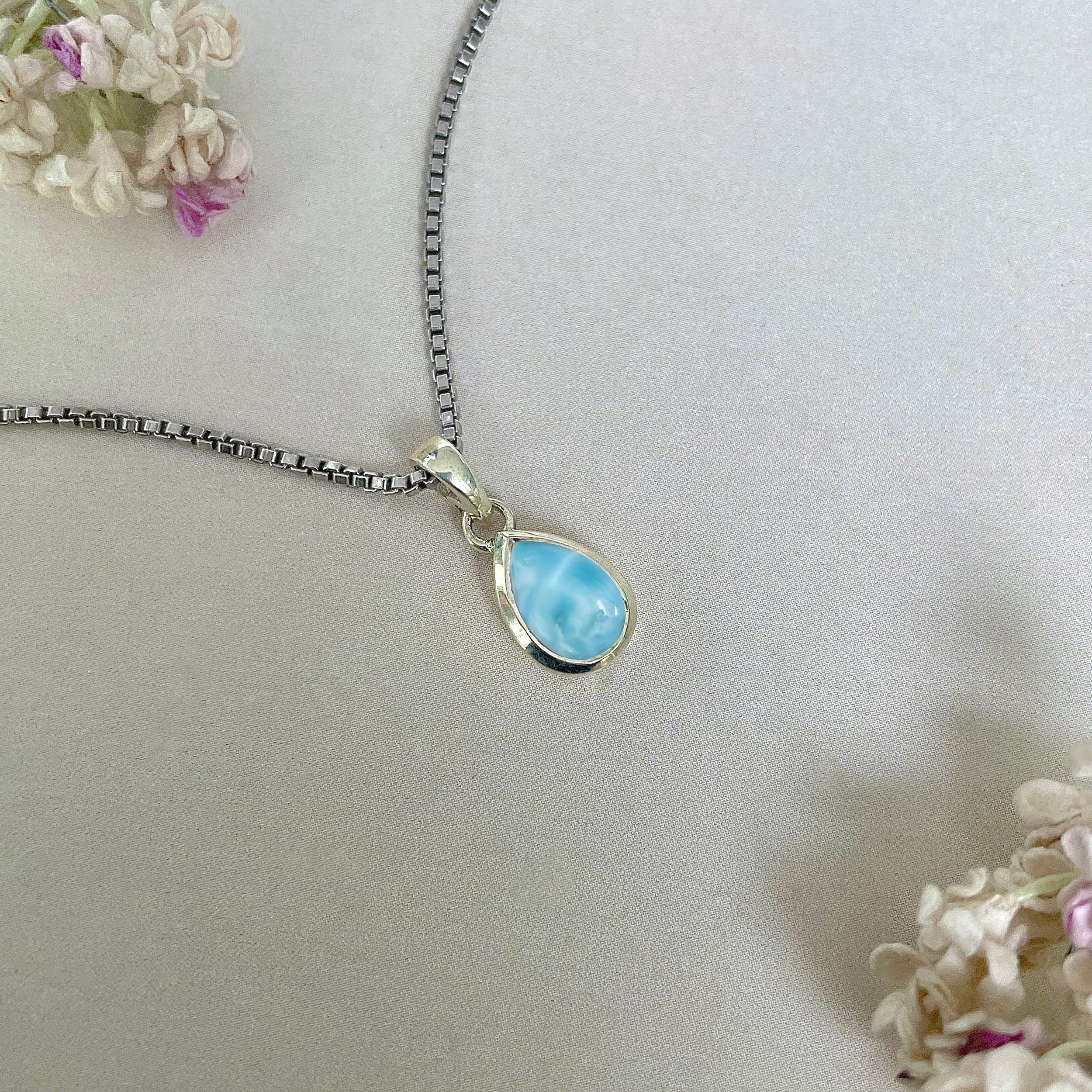 Larimar Pendant-(LAR-SP-943.)