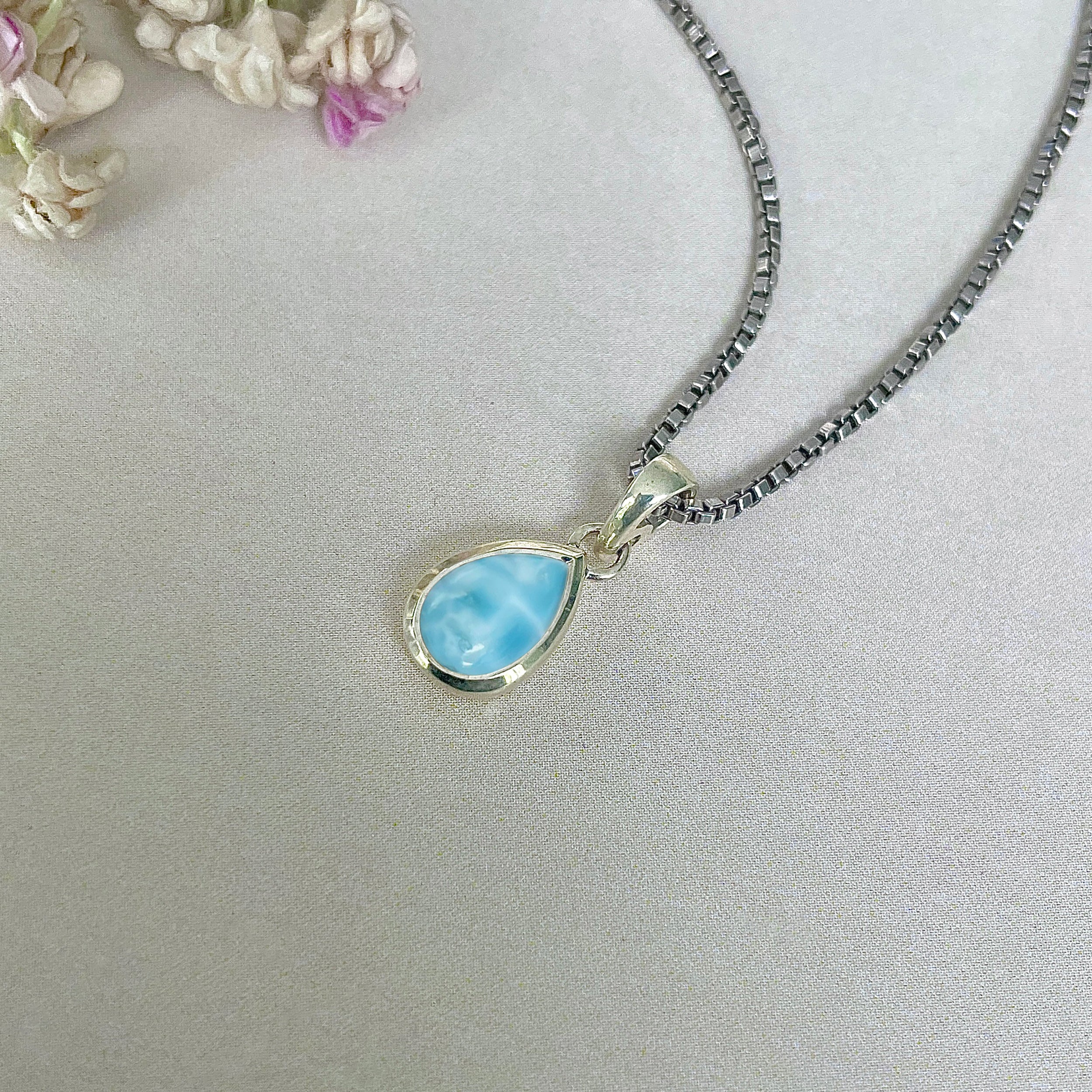 Larimar Pendant-(LAR-SP-943.)