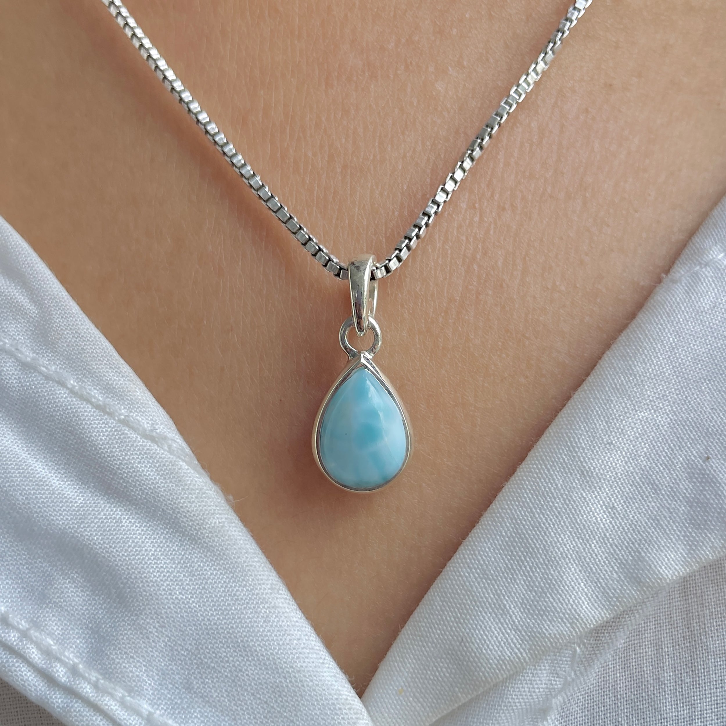 Larimar Pendant-(LAR-SP-944.)