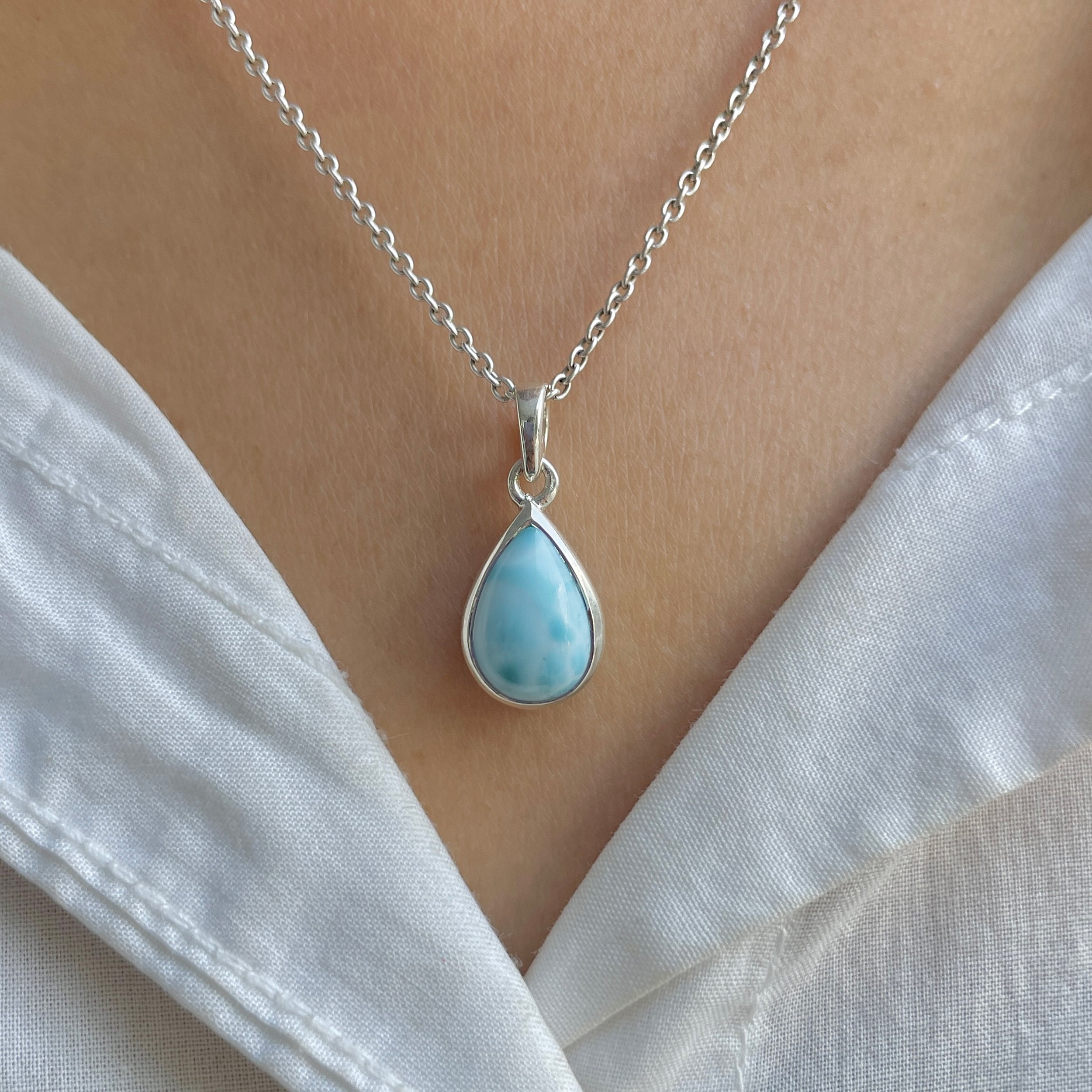 Larimar Pendant-(LAR-SP-945.)