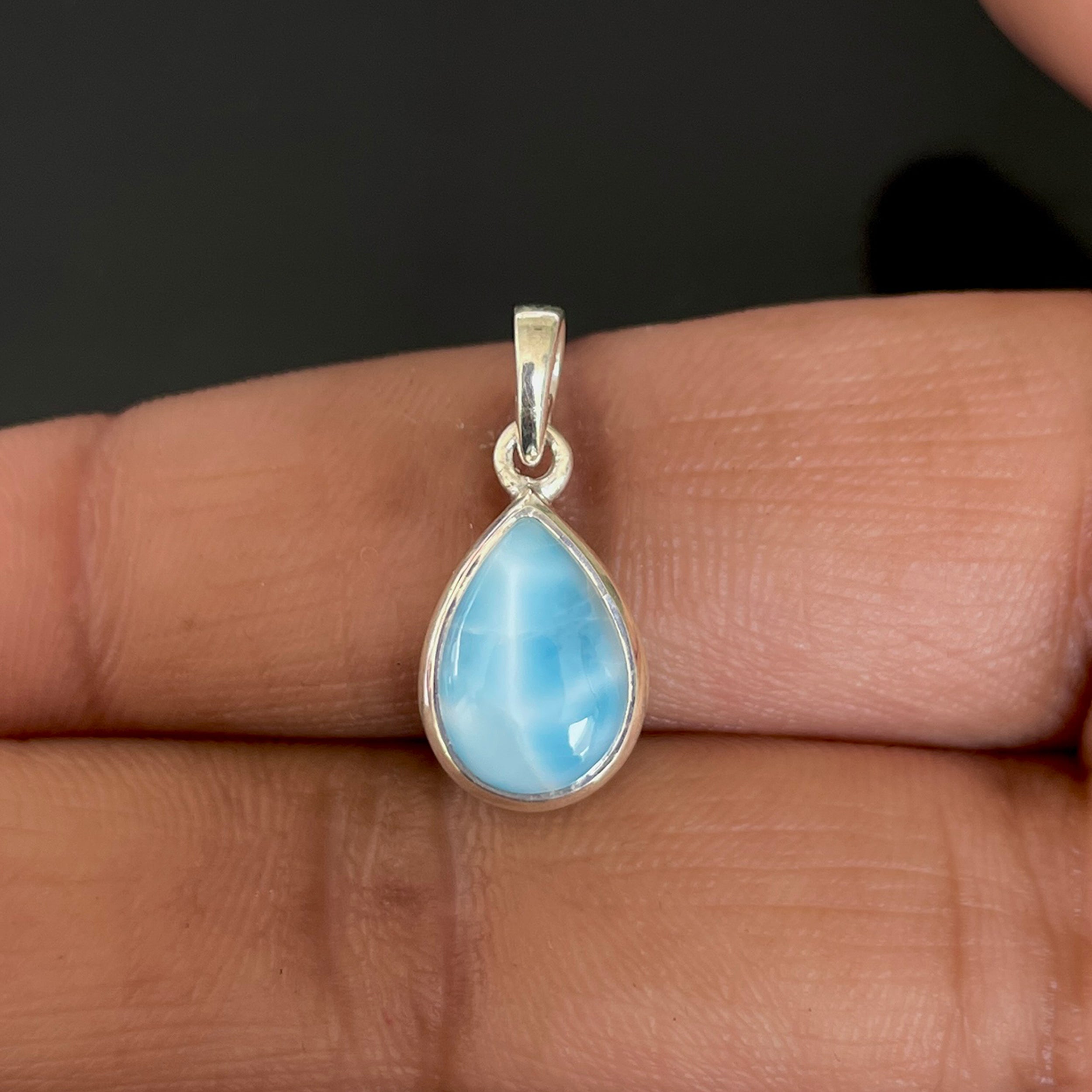 Larimar Pendant-(LAR-SP-946.)