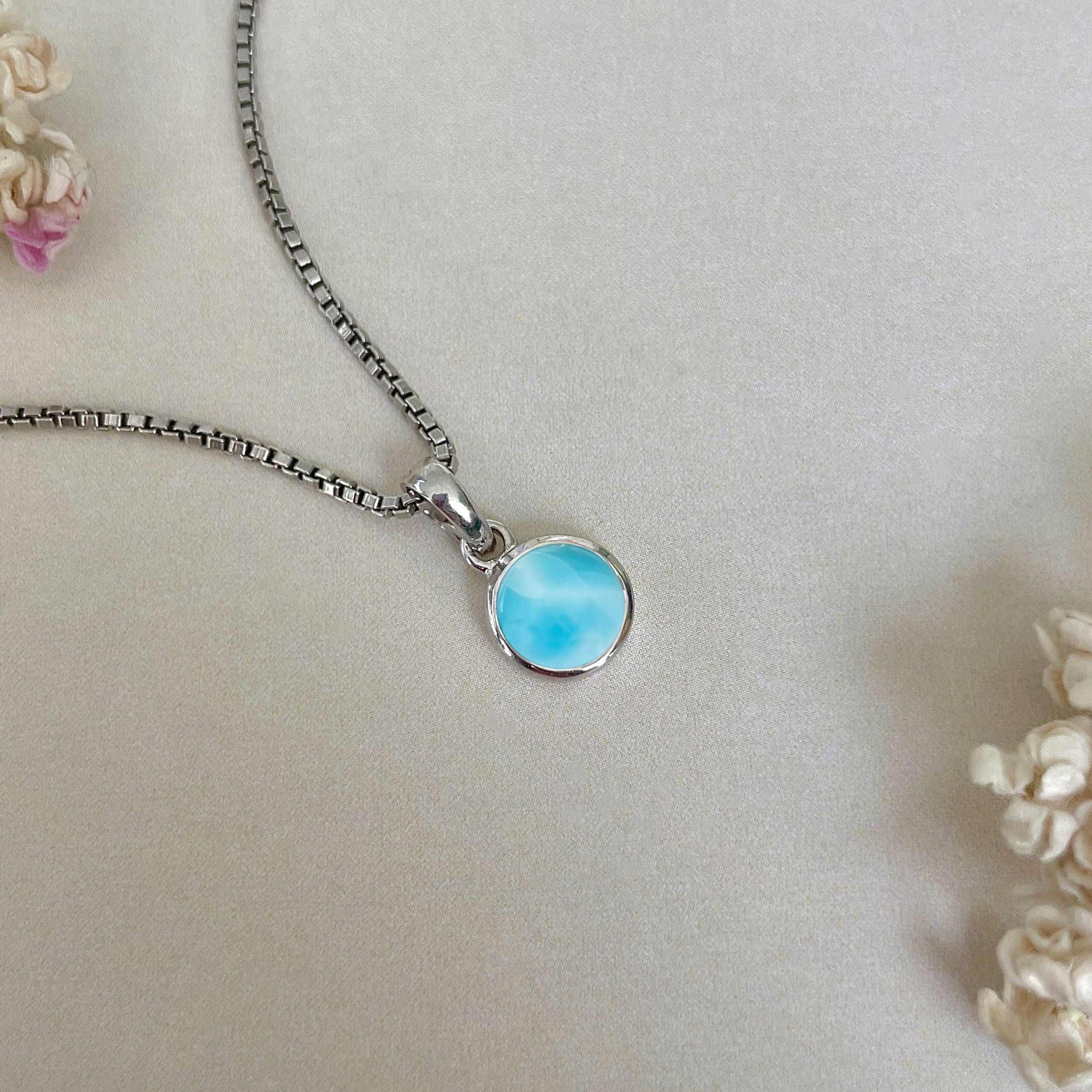 Larimar Pendant-(LAR-SP-950.)