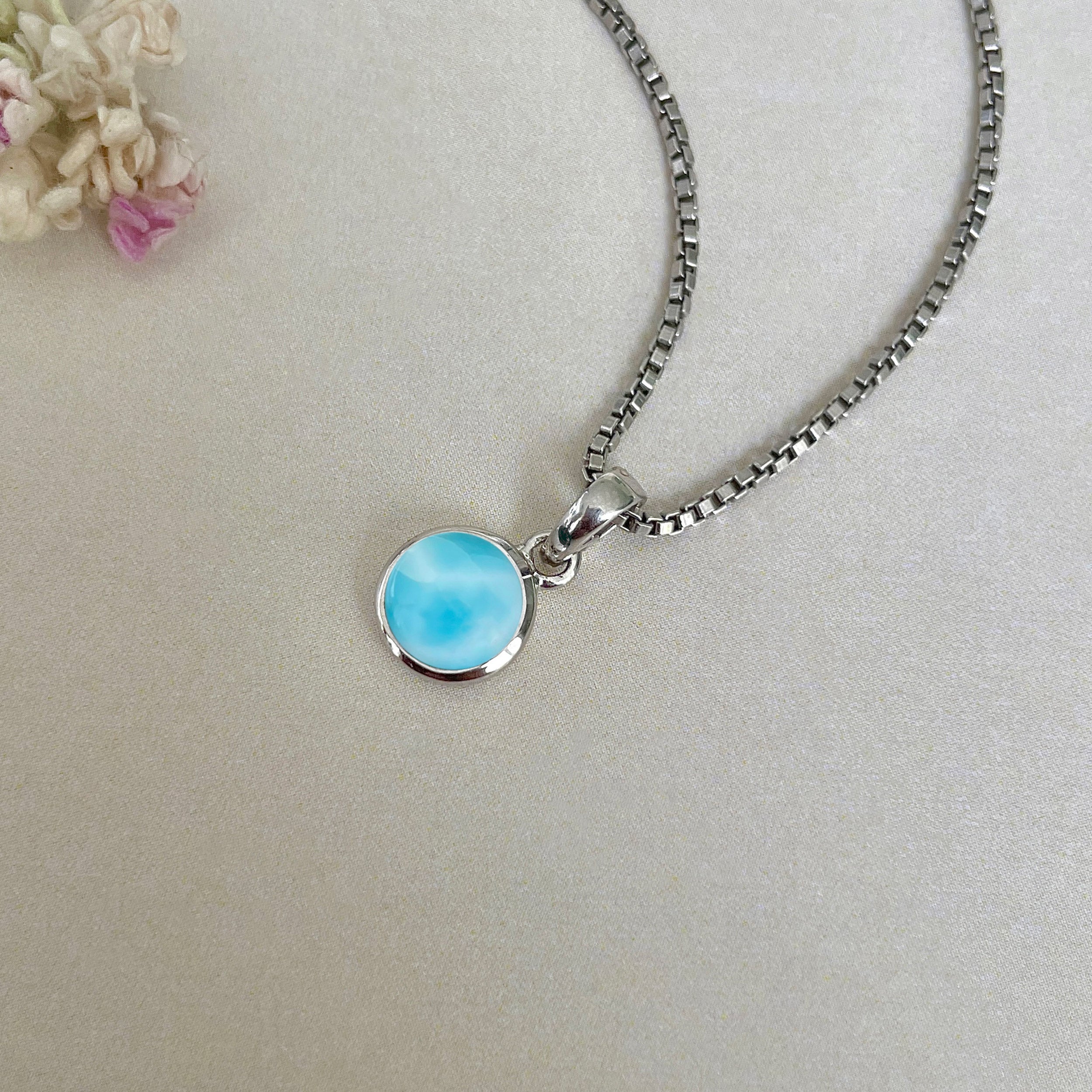Larimar Pendant-(LAR-SP-950.)