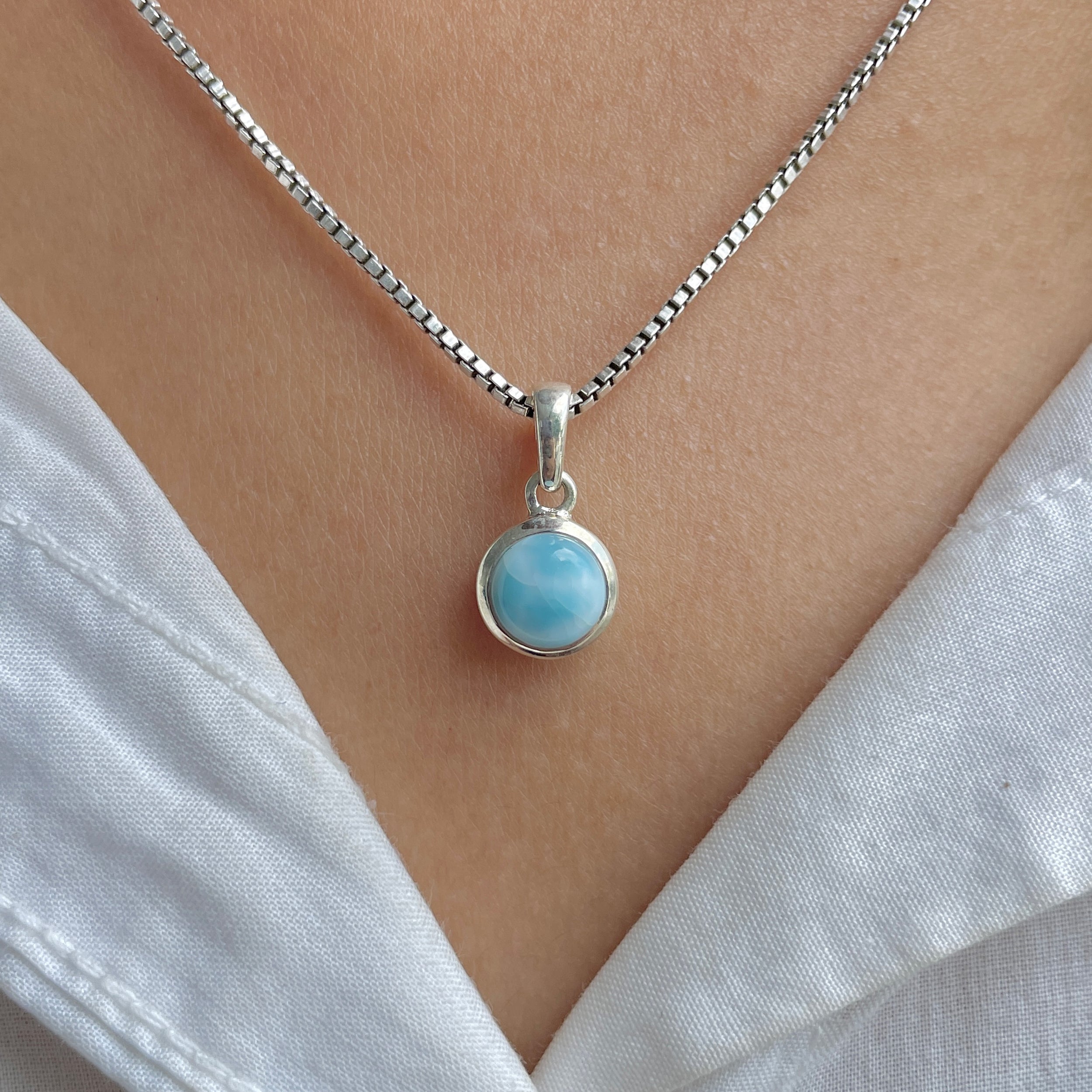 Larimar Pendant-(LAR-SP-950.)