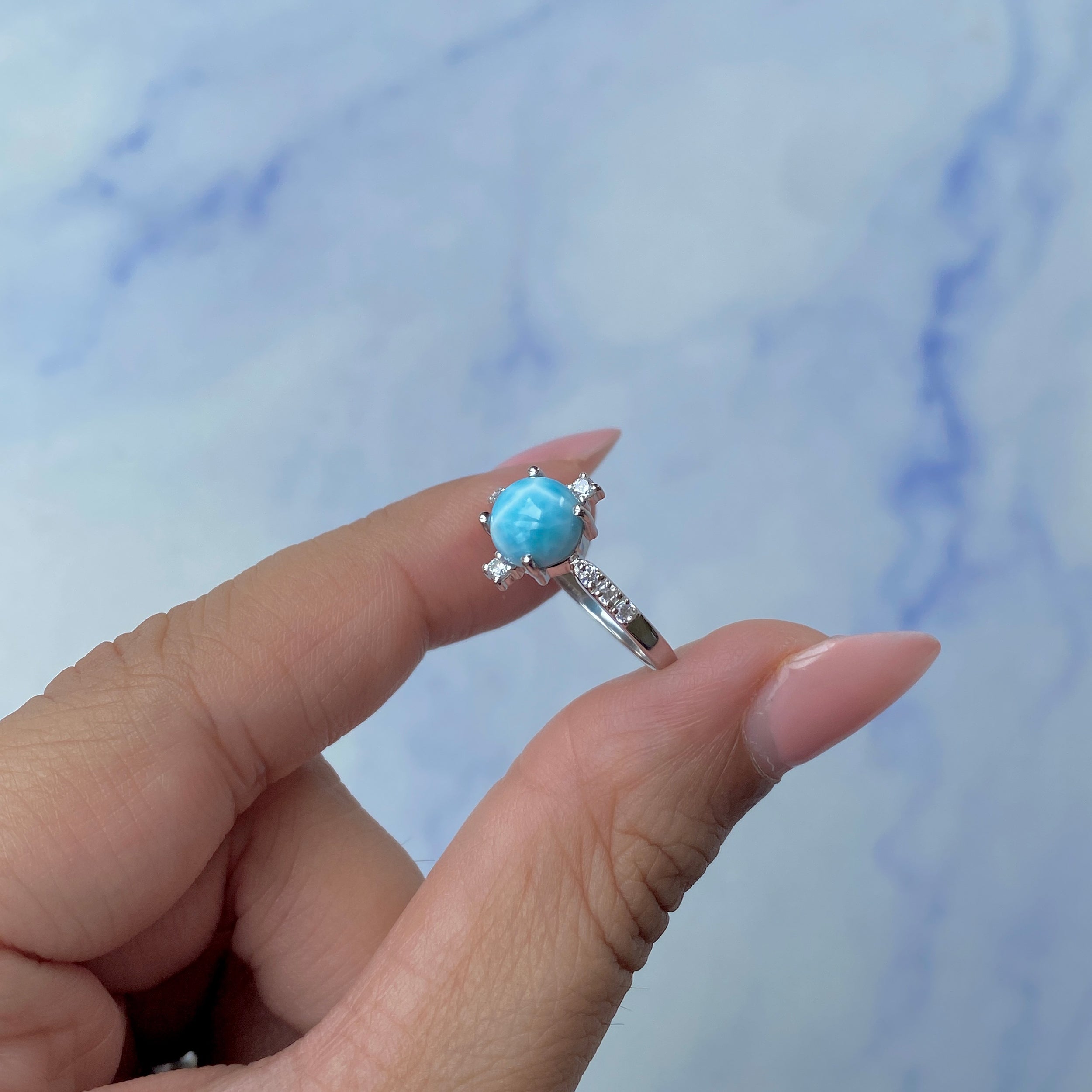 Larimar Ring-(LAR-SR-1621.)