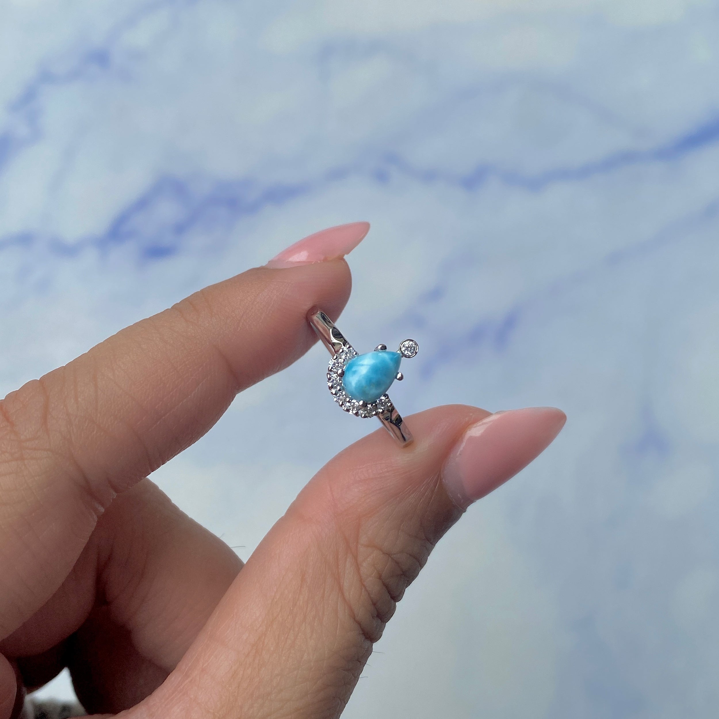 Larimar Ring-(LAR-SR-1622.)