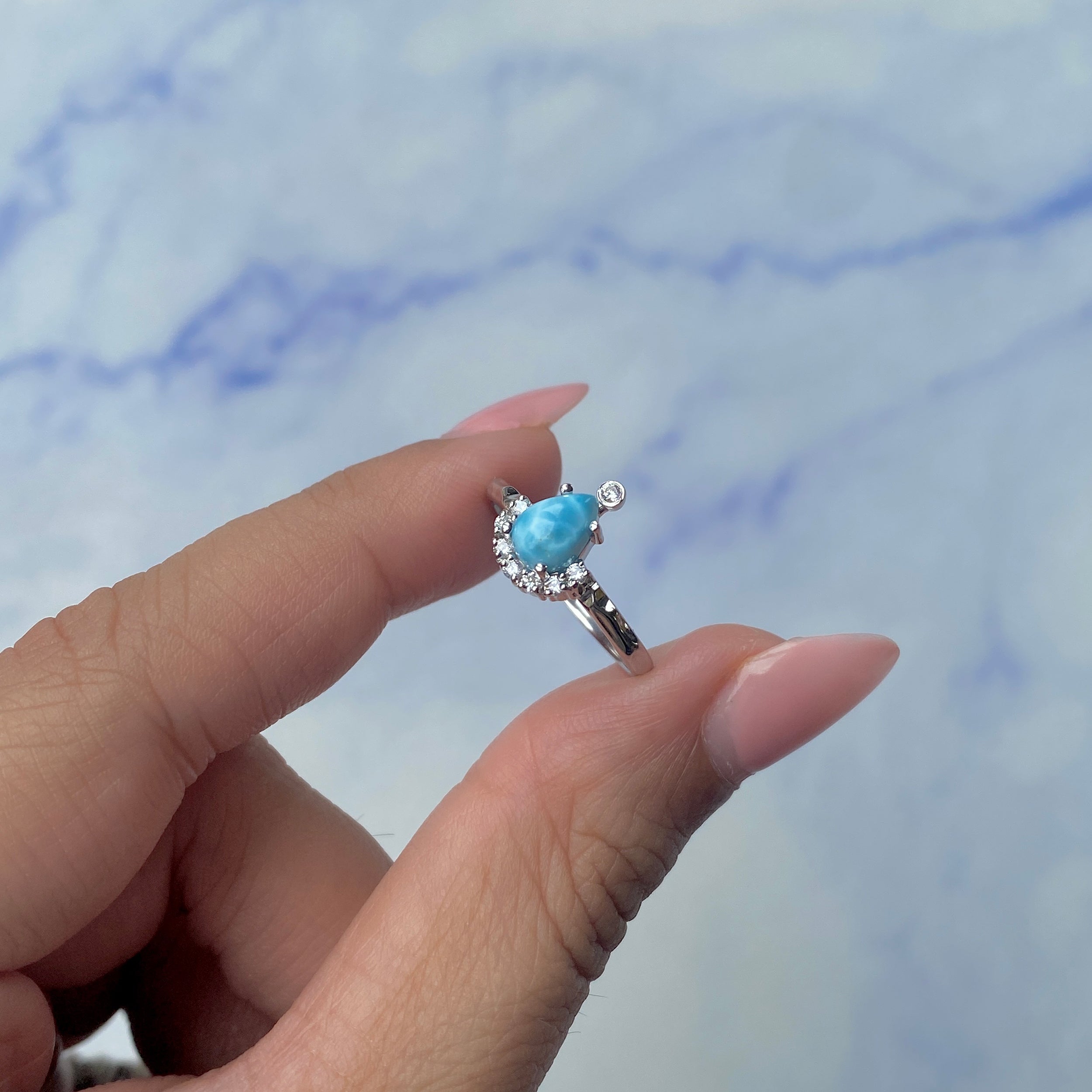 Larimar Ring-(LAR-SR-1622.)