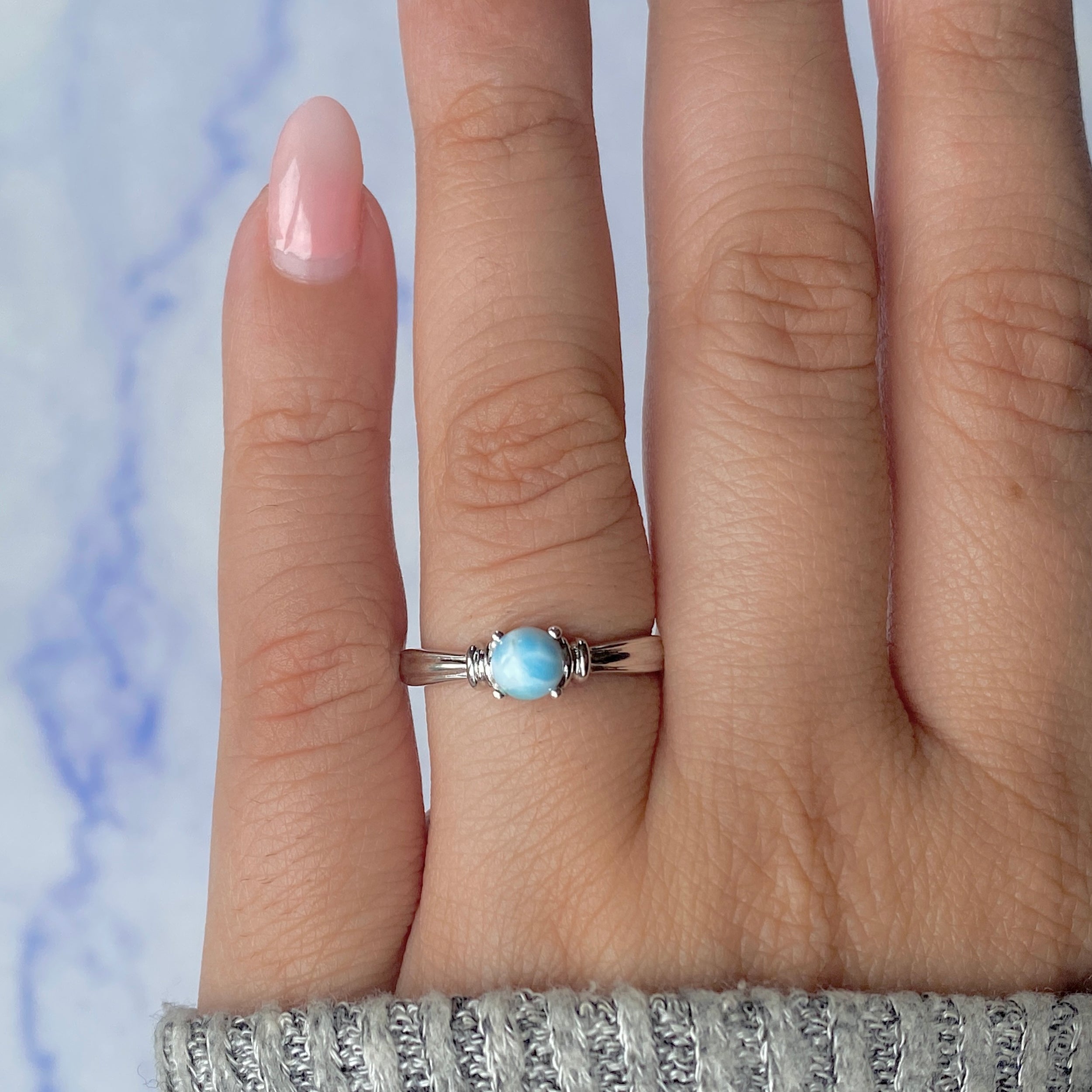 Larimar Ring-(LAR-SR-1643.)