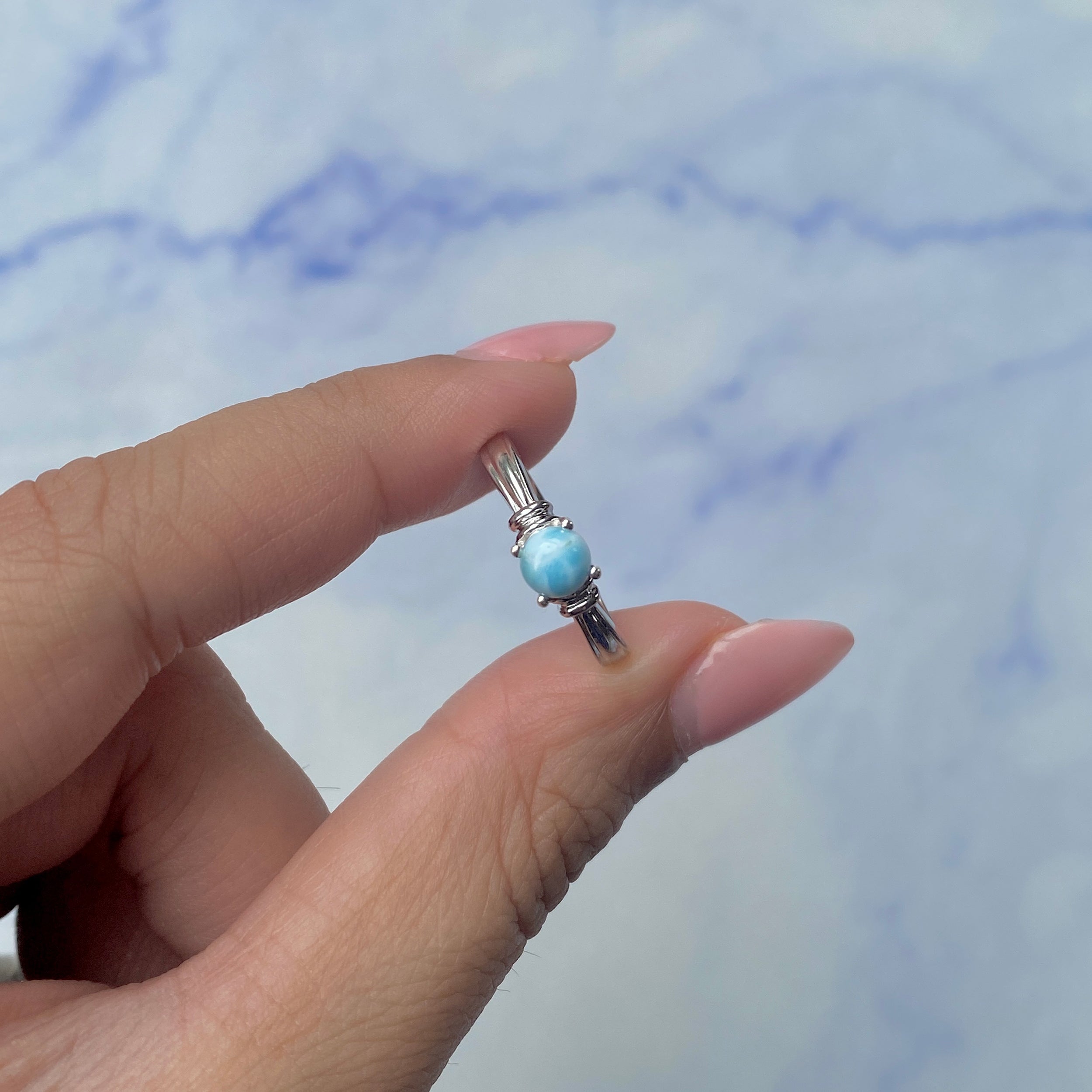 Larimar Ring-(LAR-SR-1643.)
