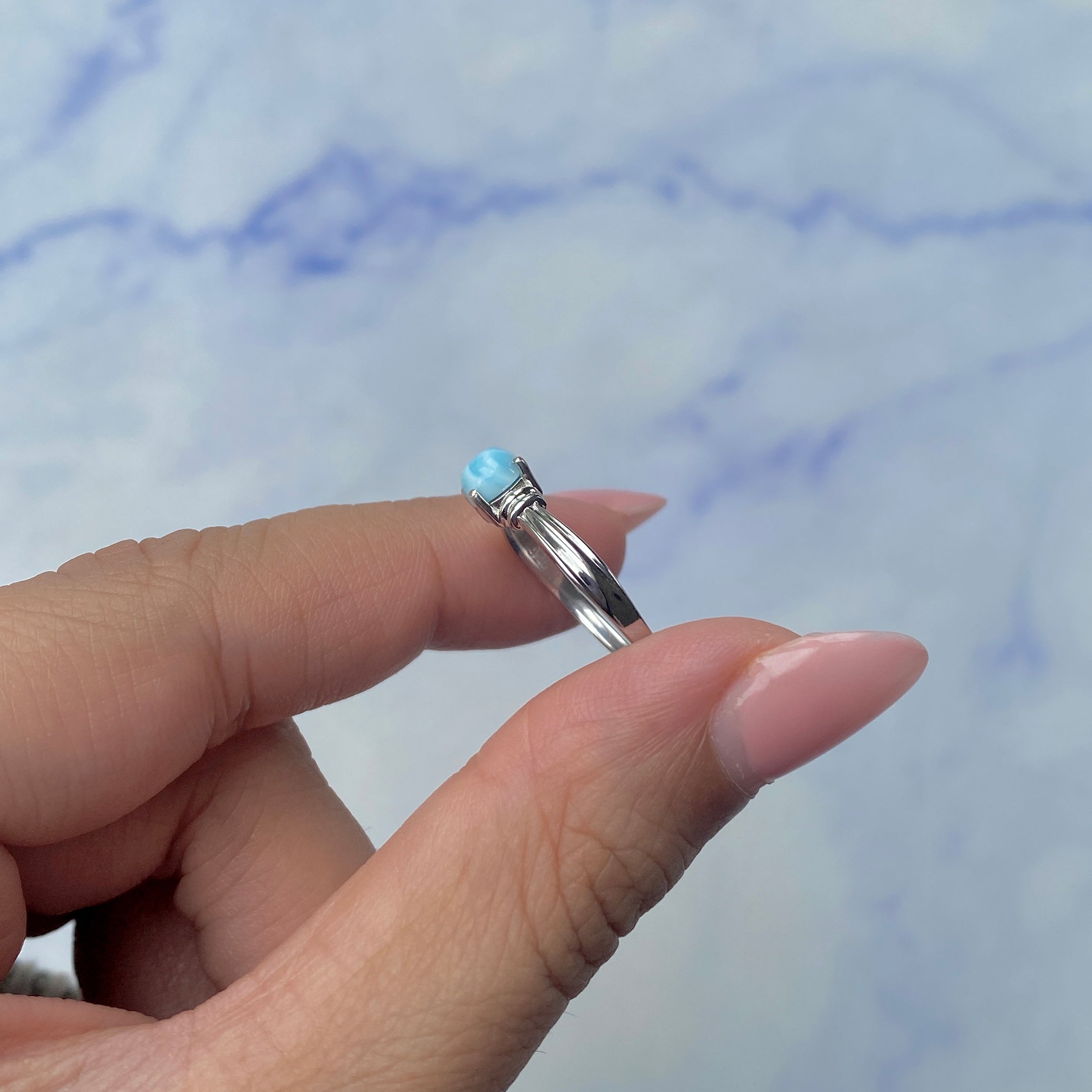 Larimar Ring-(LAR-SR-1643.)